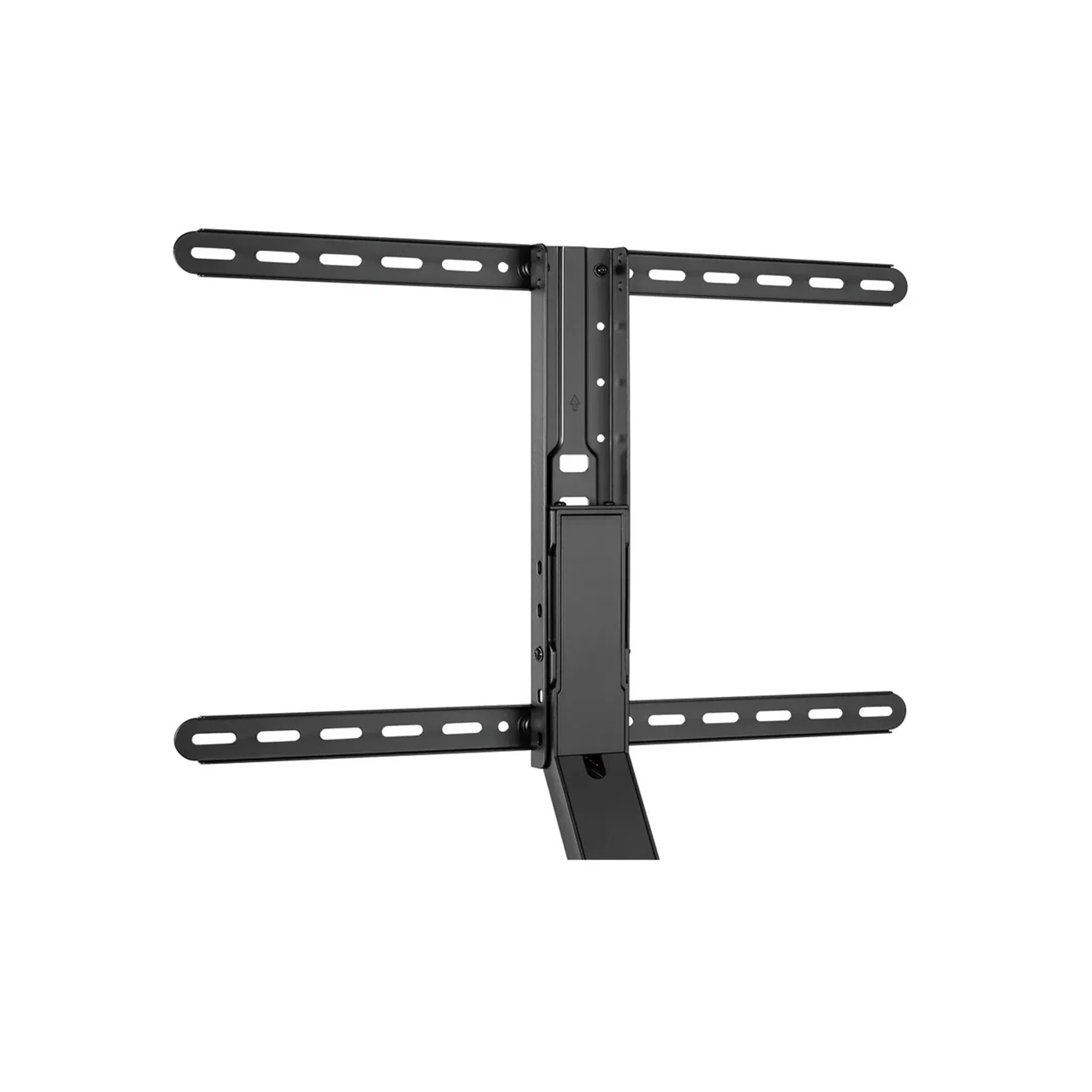 37 inch - 82 inch Contemporary Aluminum Pedestal Tabletop TV Stand, SH-4275B - Image 5