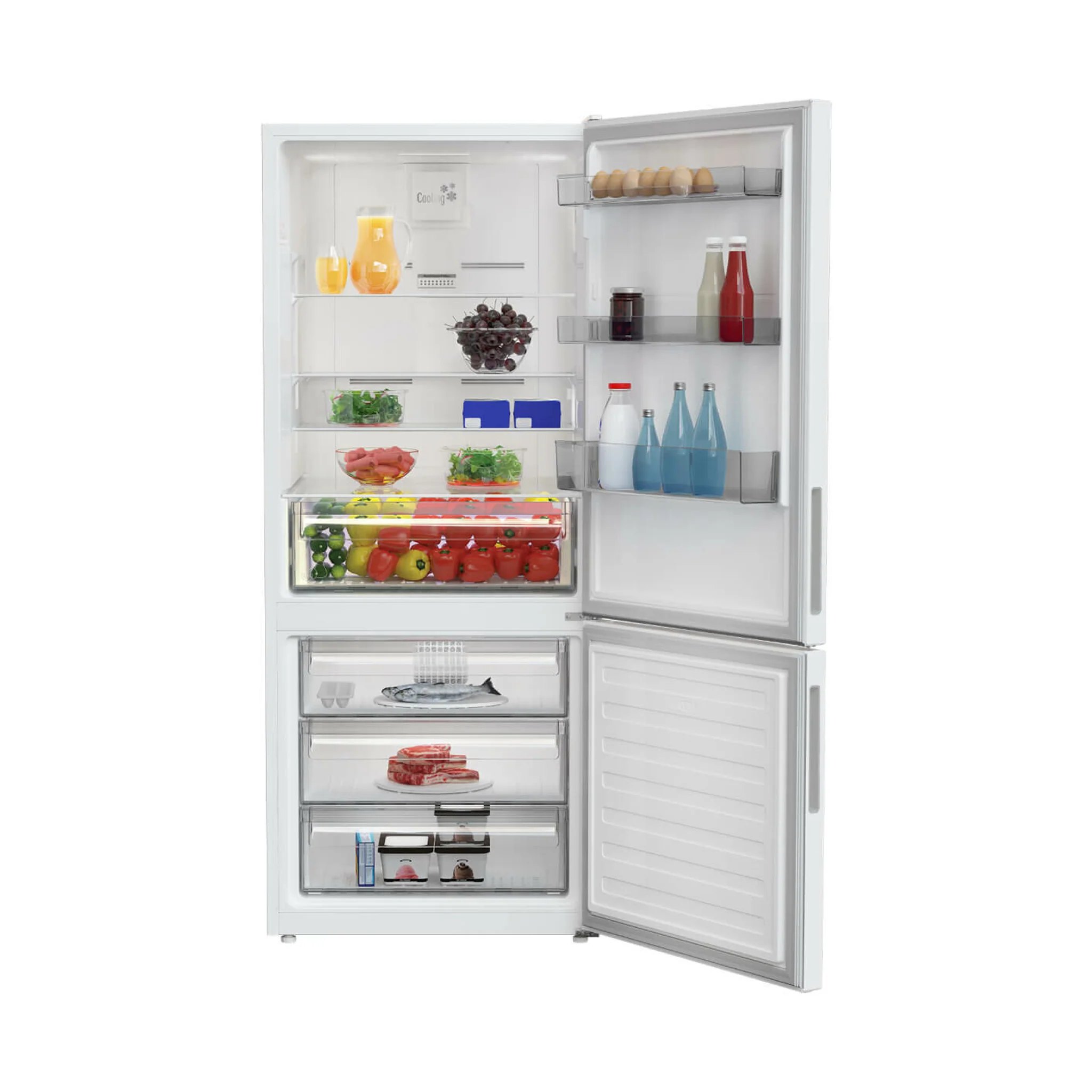 Altus 396L Double Door Refrigerator, ABM396W - Image 4