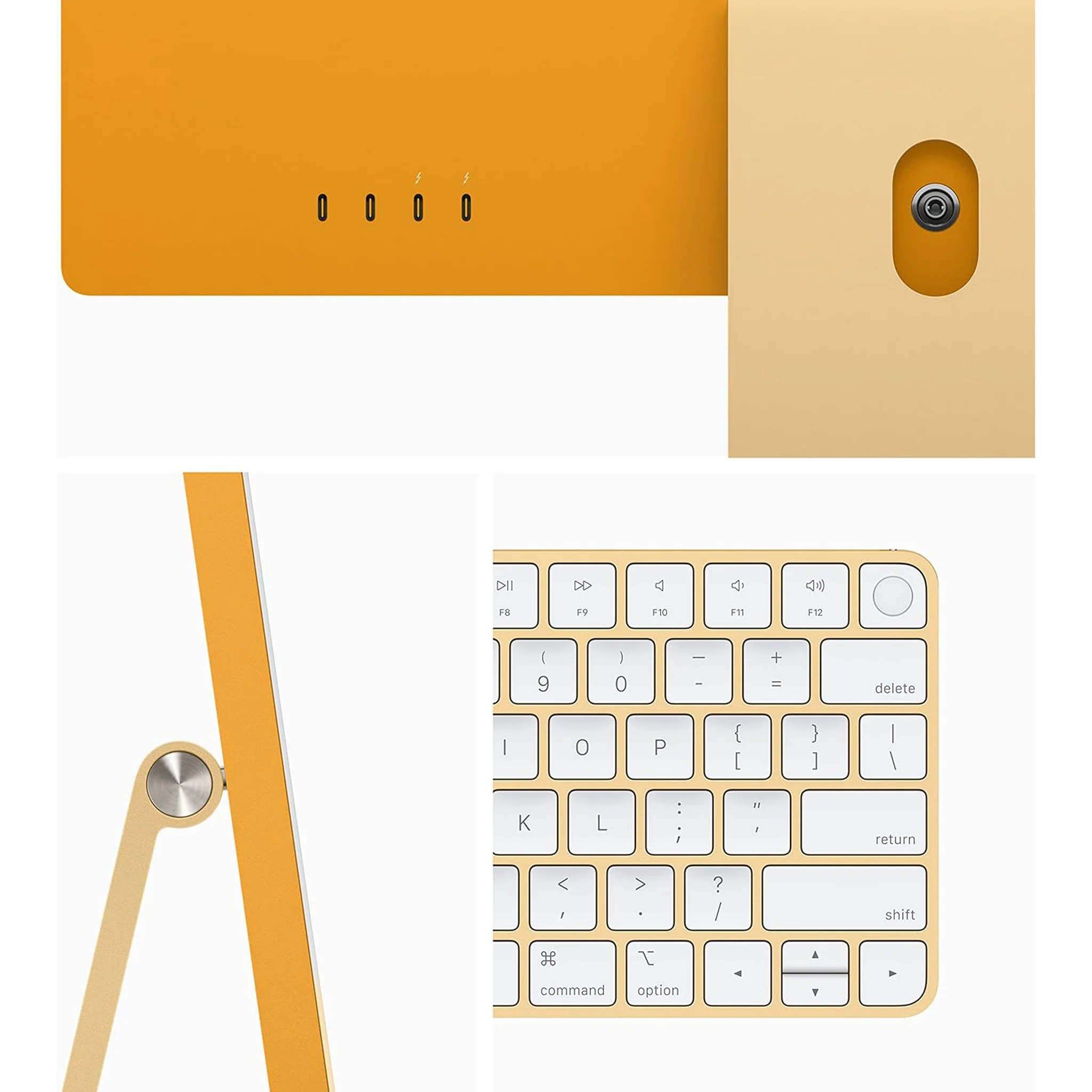 Apple iMac (24-inch, Apple M1 chip with 8‑core CPU and 8‑core GPU, 8GB RAM, 256GB) - Gold - Image 6