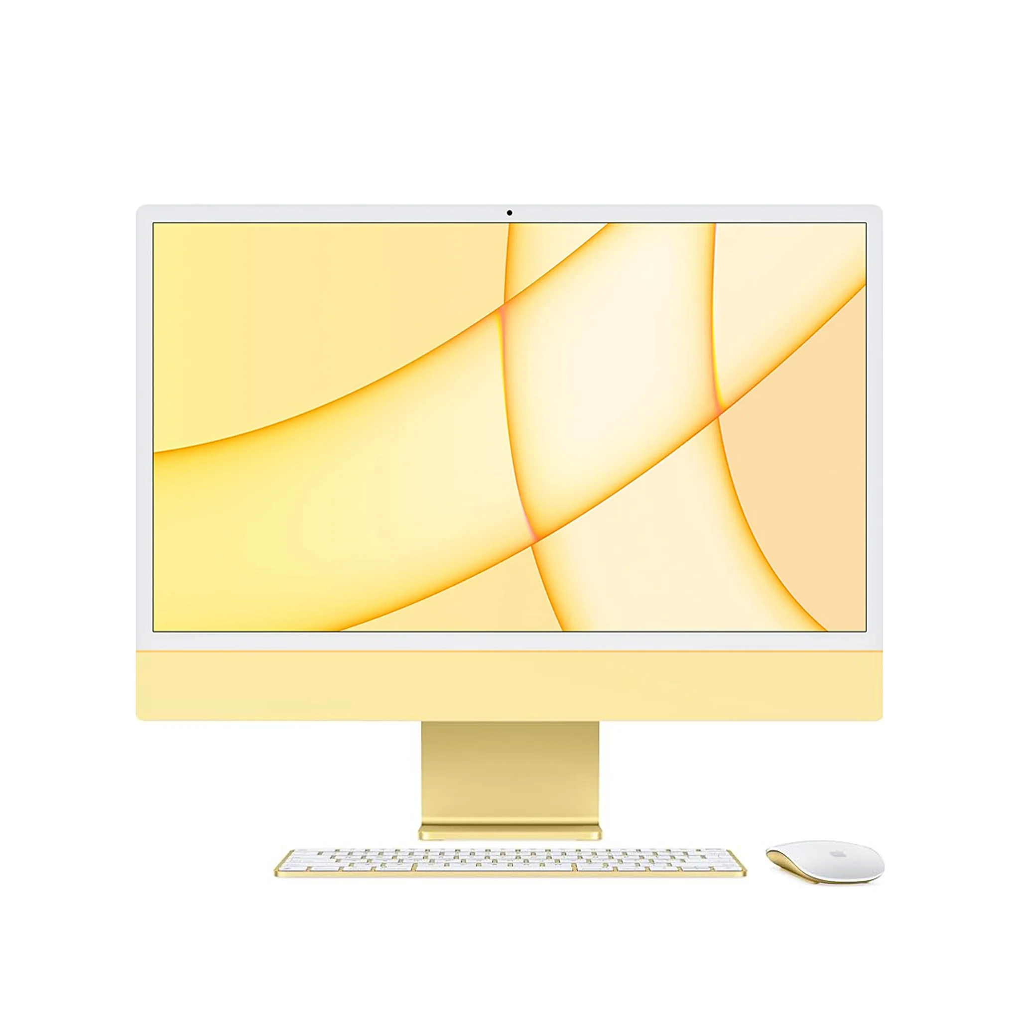 Apple iMac (24-inch, Apple M1 chip with 8‑core CPU and 8‑core GPU, 8GB RAM, 512GB) - Gold