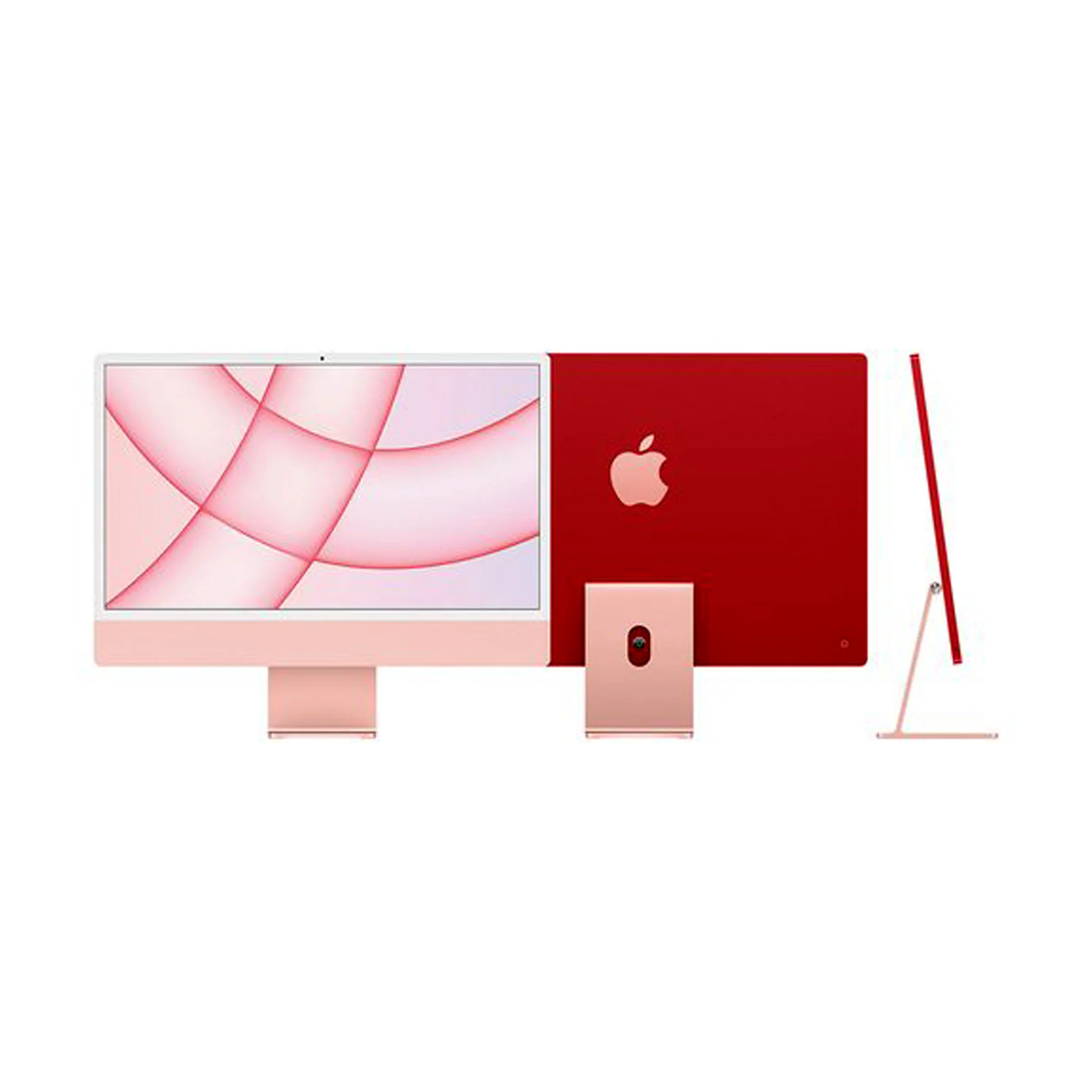 Apple iMac (24-inch, Apple M1 chip with 8‑core CPU and 8‑core GPU, 8GB RAM, 256GB) - Pink - Image 3