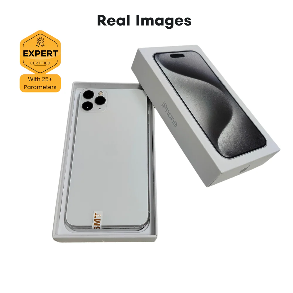 Apple iPhone 11 Pro Max - 64GB, 4G LTE, Silver - Image 3