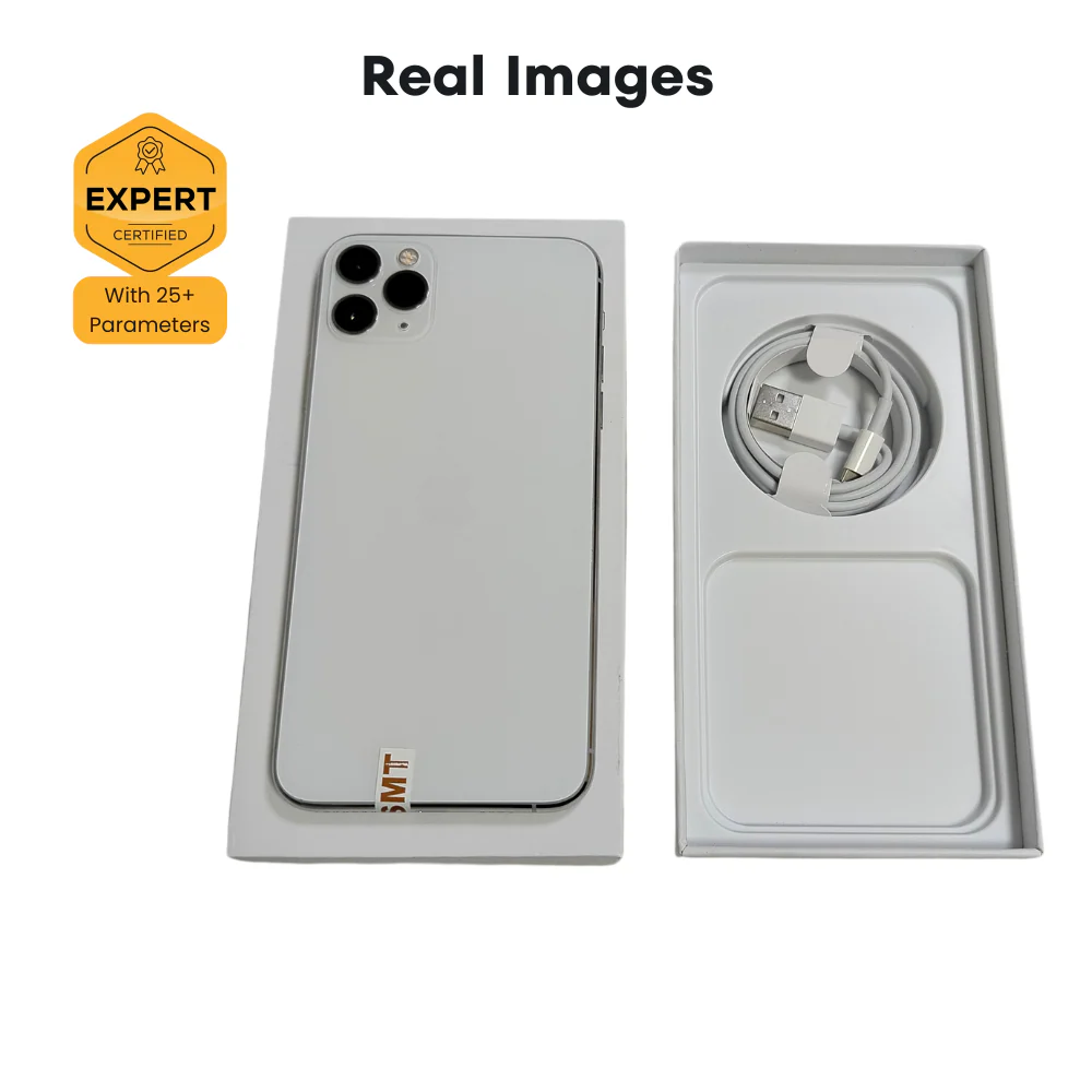 Apple iPhone 11 Pro Max - 64GB, 4G LTE, Silver - Image 4