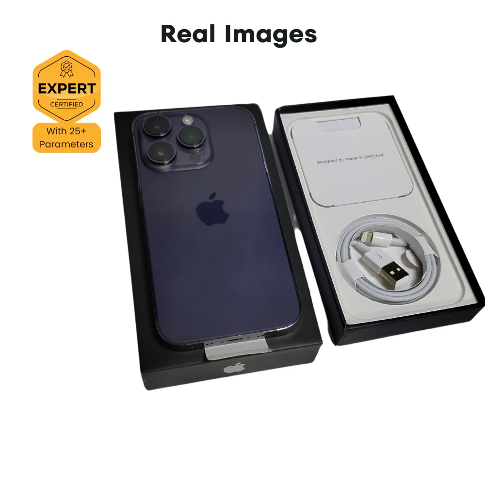 Apple iPhone 14 Pro - 128GB - Deep Purple - Image 3