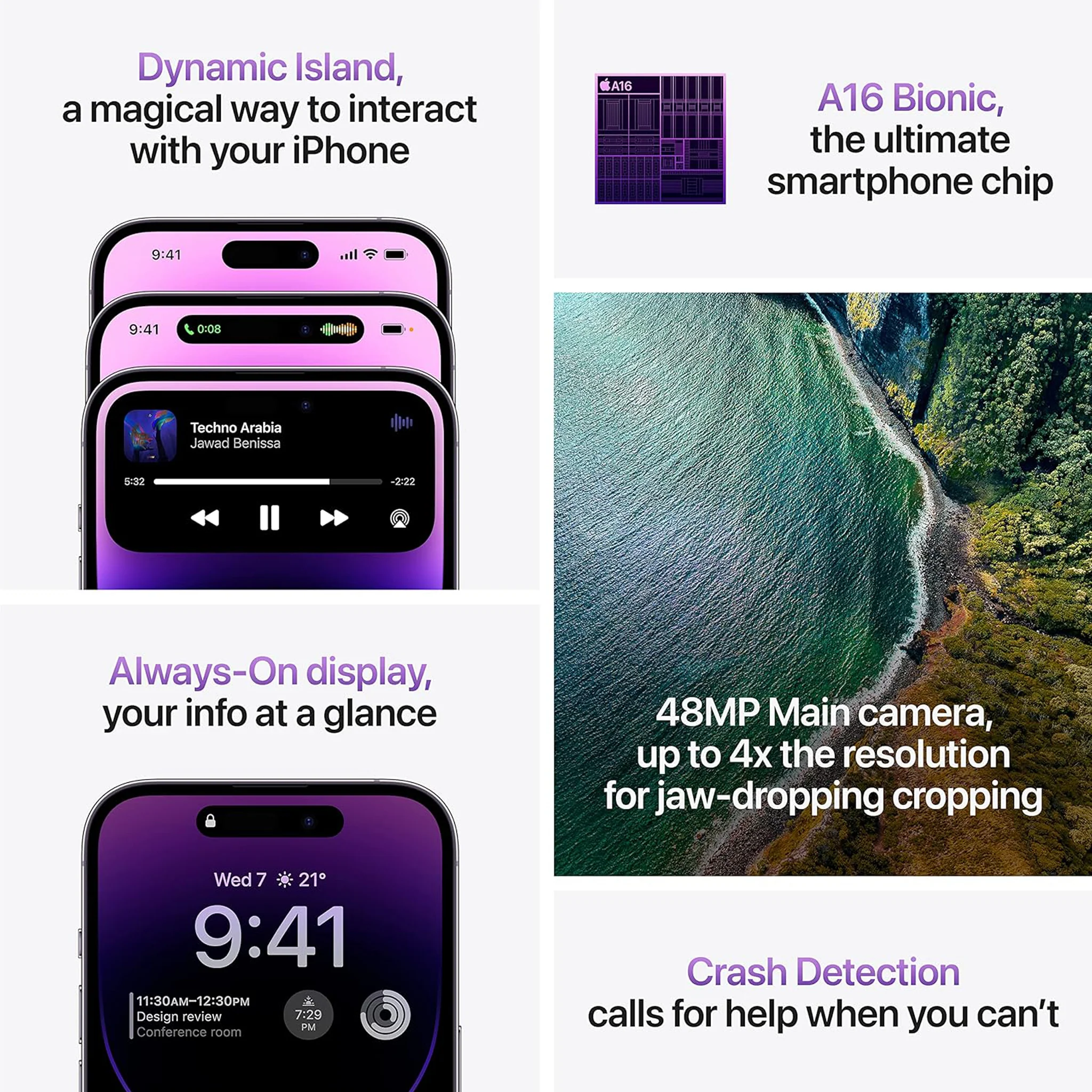Apple iPhone 14 Pro Max - Purple - 512GB - Image 4