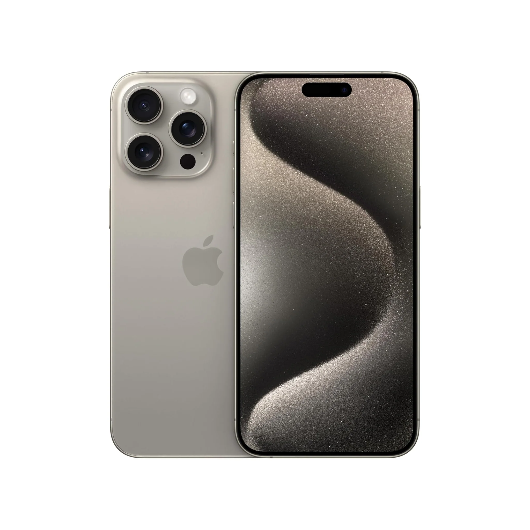 Apple iPhone 15 Pro Max - Natural Titanium - 256GB - Physical 2 Sim - Dual