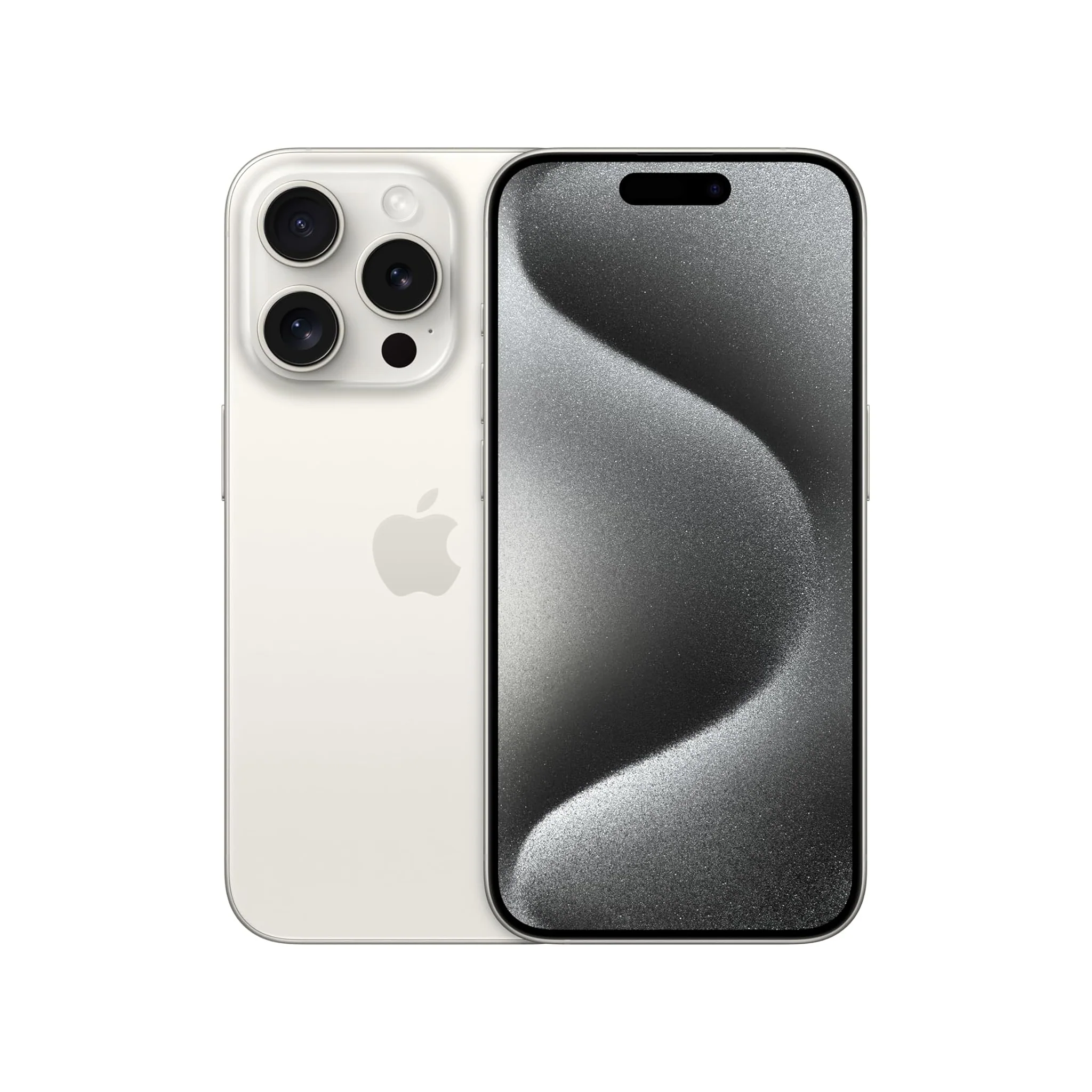 Apple iPhone 15 Pro Max - White Titanium - 256GB - Physical 2 Sim - Dual