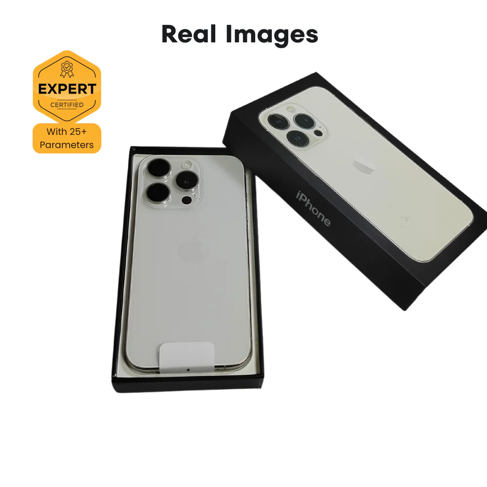Apple iPhone 15 Pro - White Titanium - 128GB - Image 2