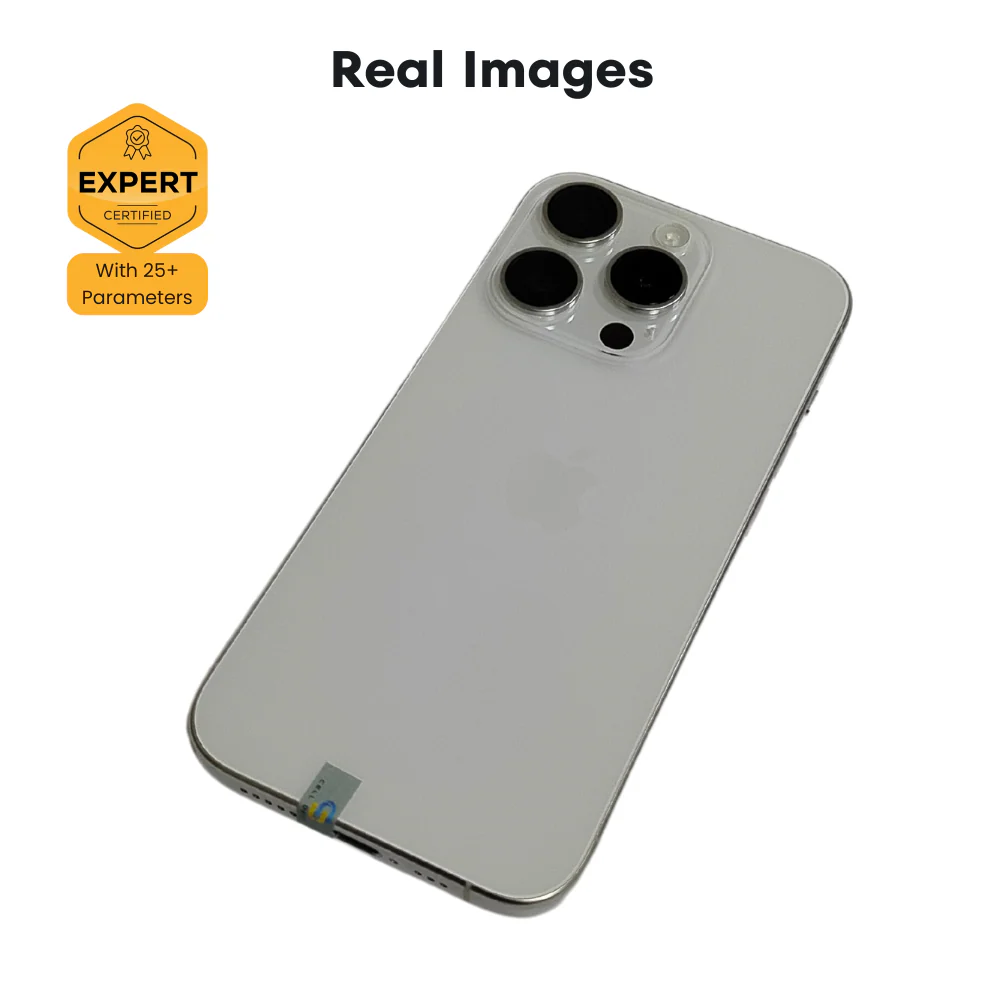 Apple iPhone 15 Pro - White Titanium - 128GB - Image 5