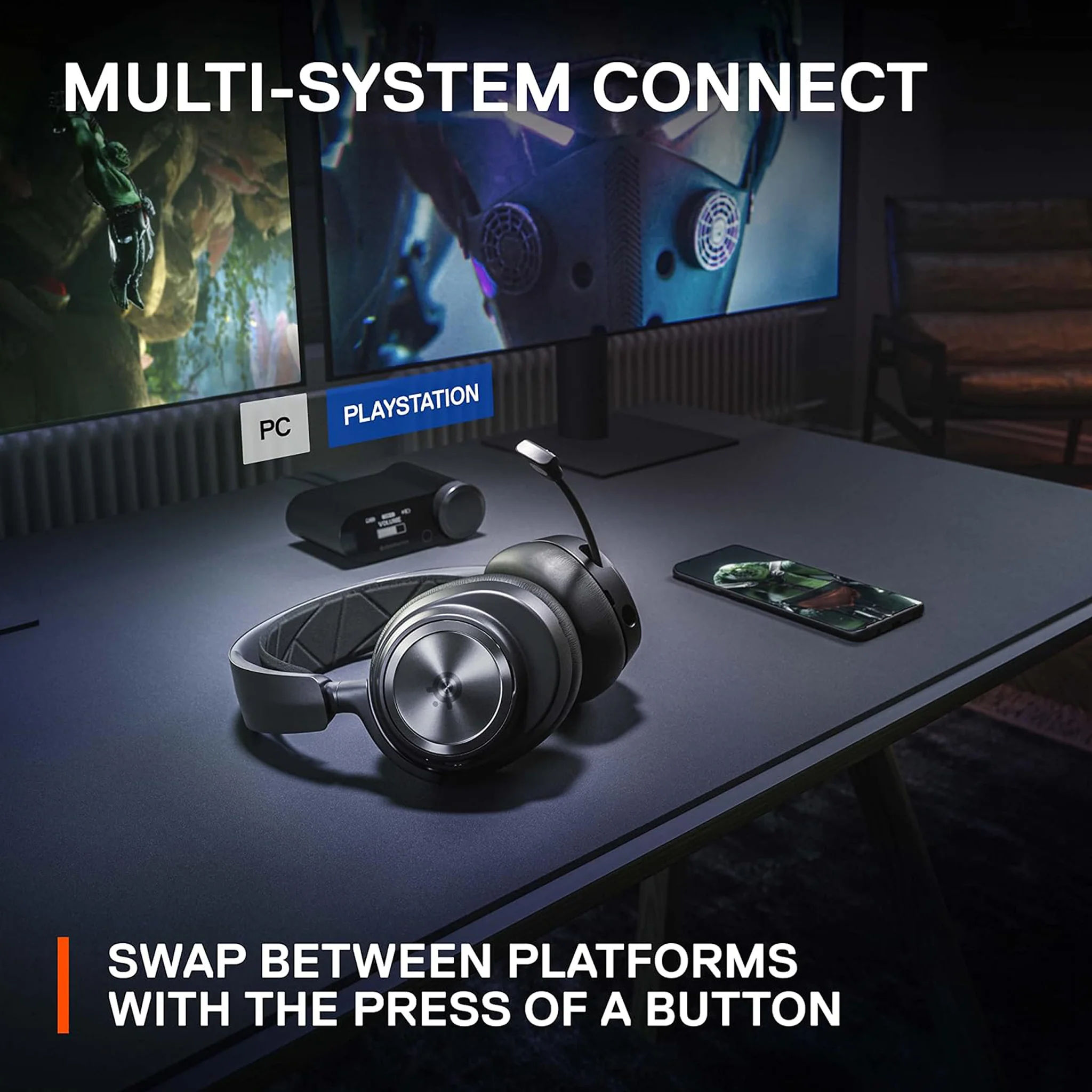 Arctis SteelSeries Nova Pro Wireless Multi-System Gaming Headset - Image 6
