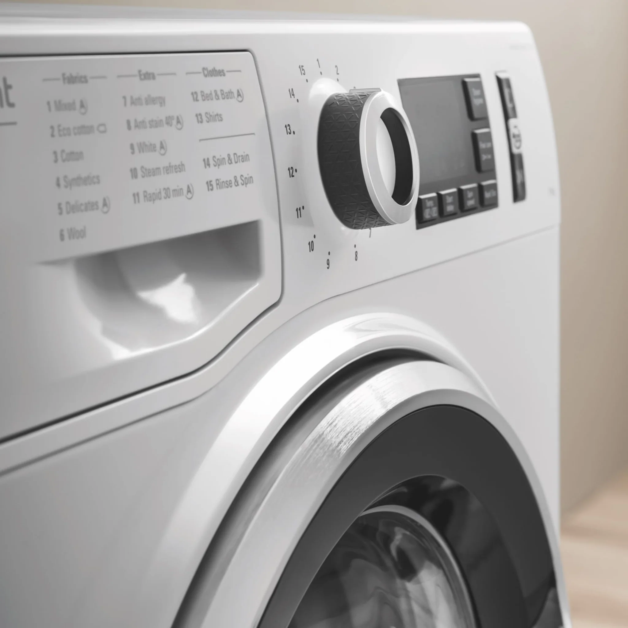 Ariston 9KG Fully Automatic Washing Machine, NLM11 946 WC A GCC - Image 2