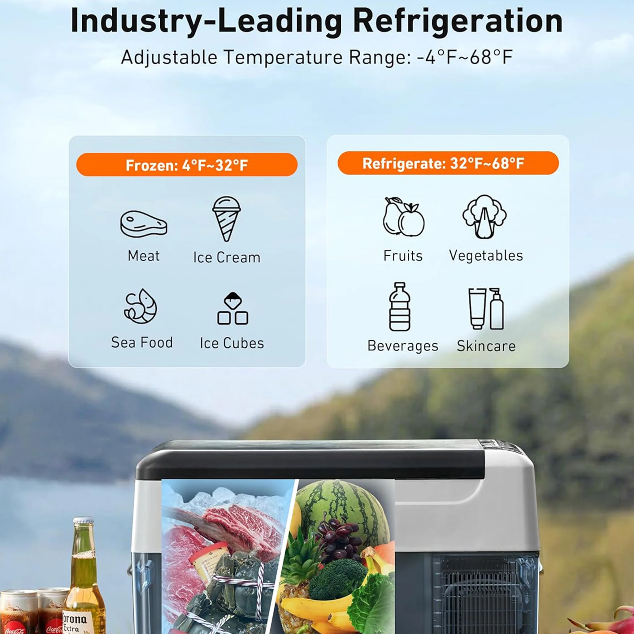 AstroAI 12 Volt Car Portable Refrigerator, G22 - Image 4