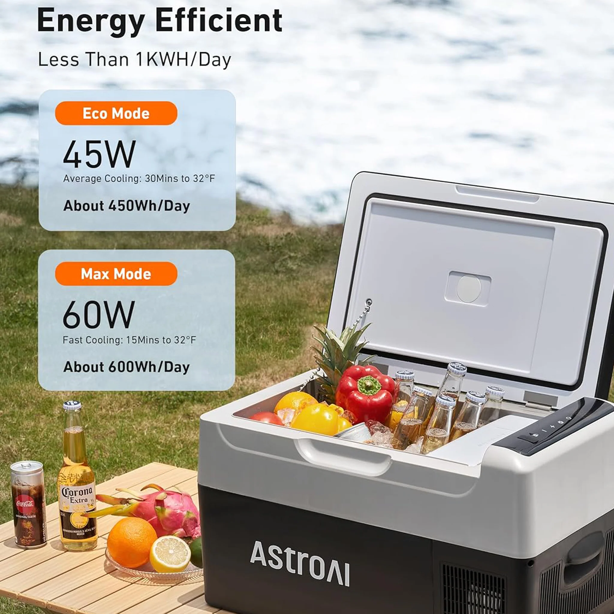 AstroAI 12 Volt Car Portable Refrigerator, G22 - Image 5