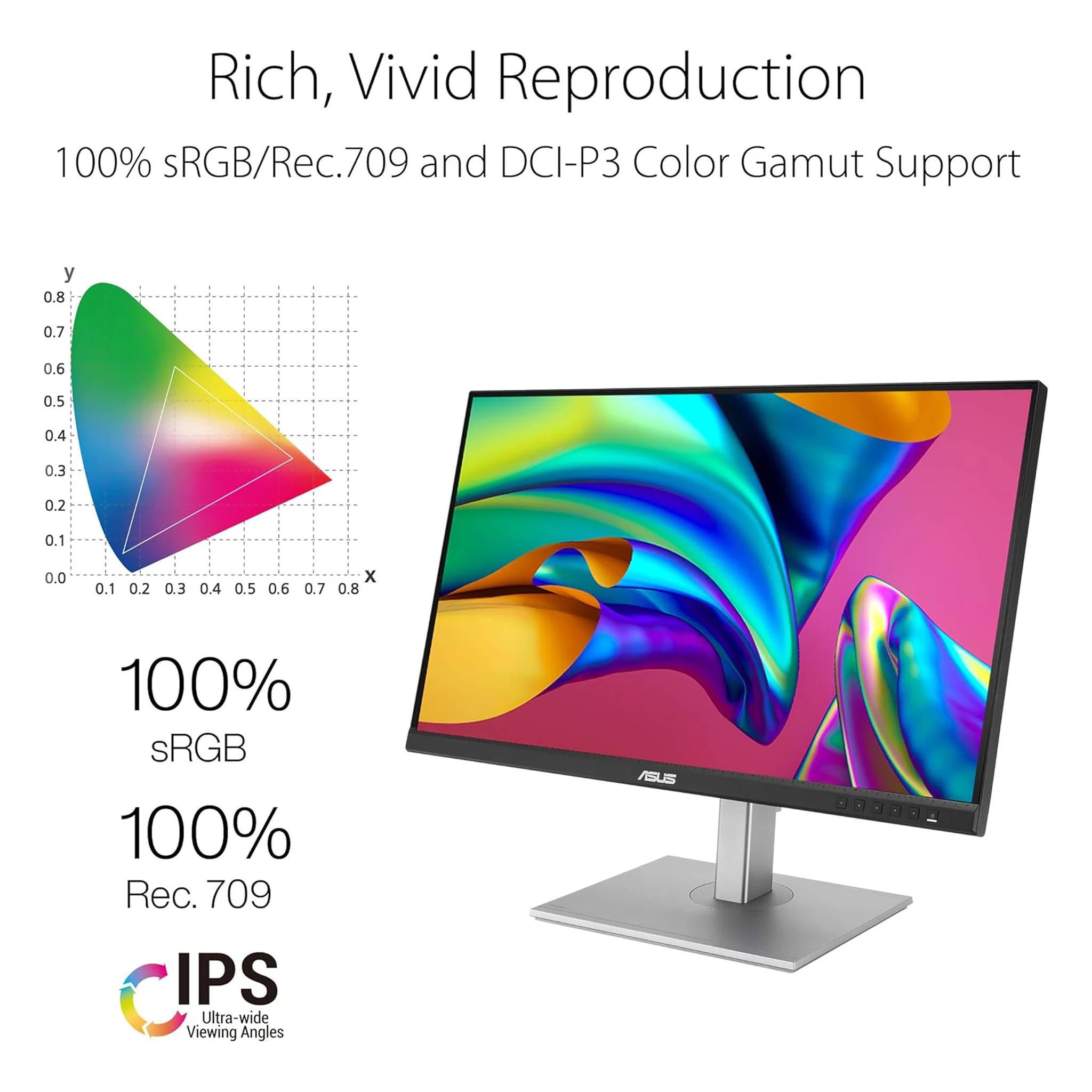 Asus 27 inch ProArt Display Professional Monitor - WQHD, PA278CV - Image 4