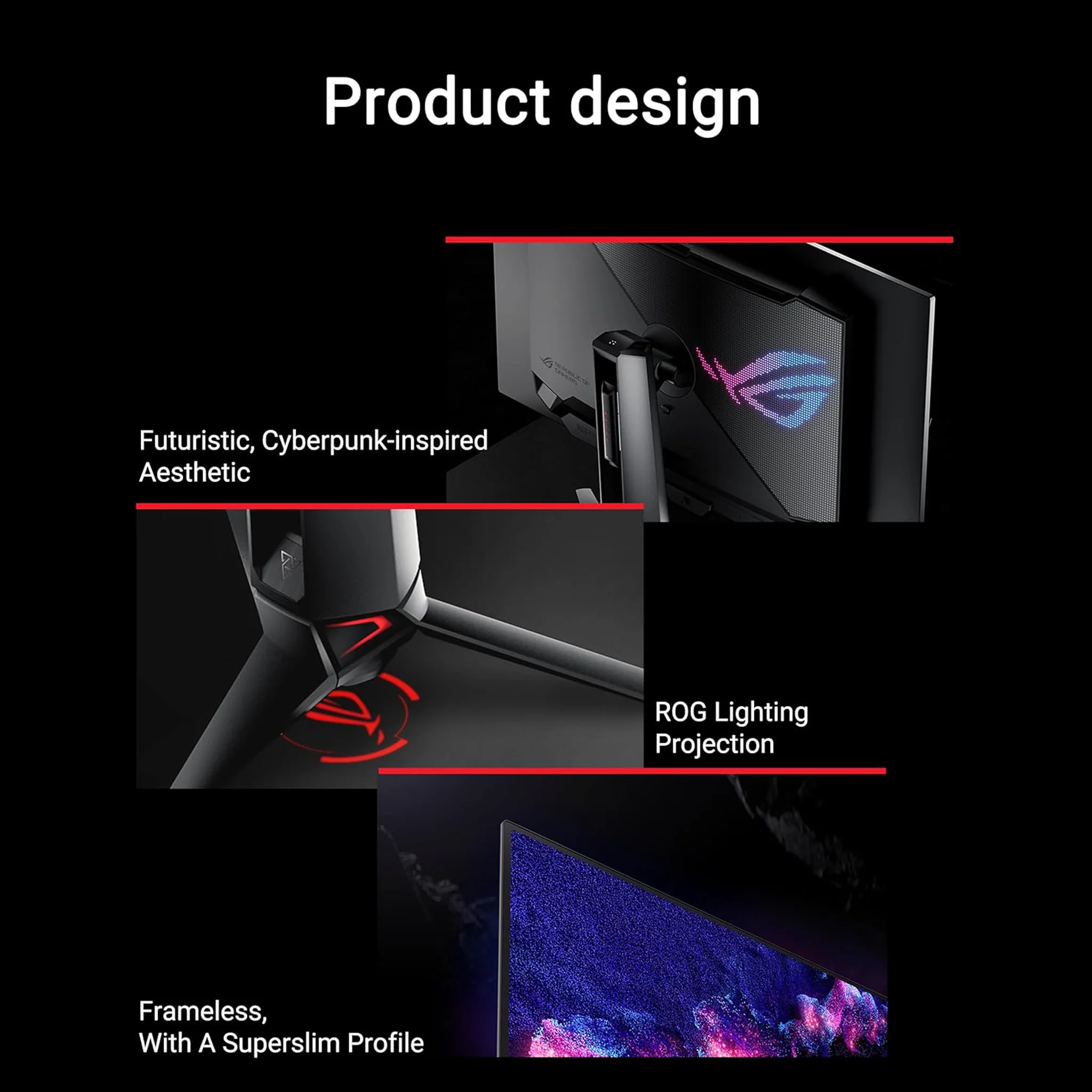ASUS ROG 31.5 inch Swift OLED Gaming Monitor - 240Hz, PG32UCDM - Image 3