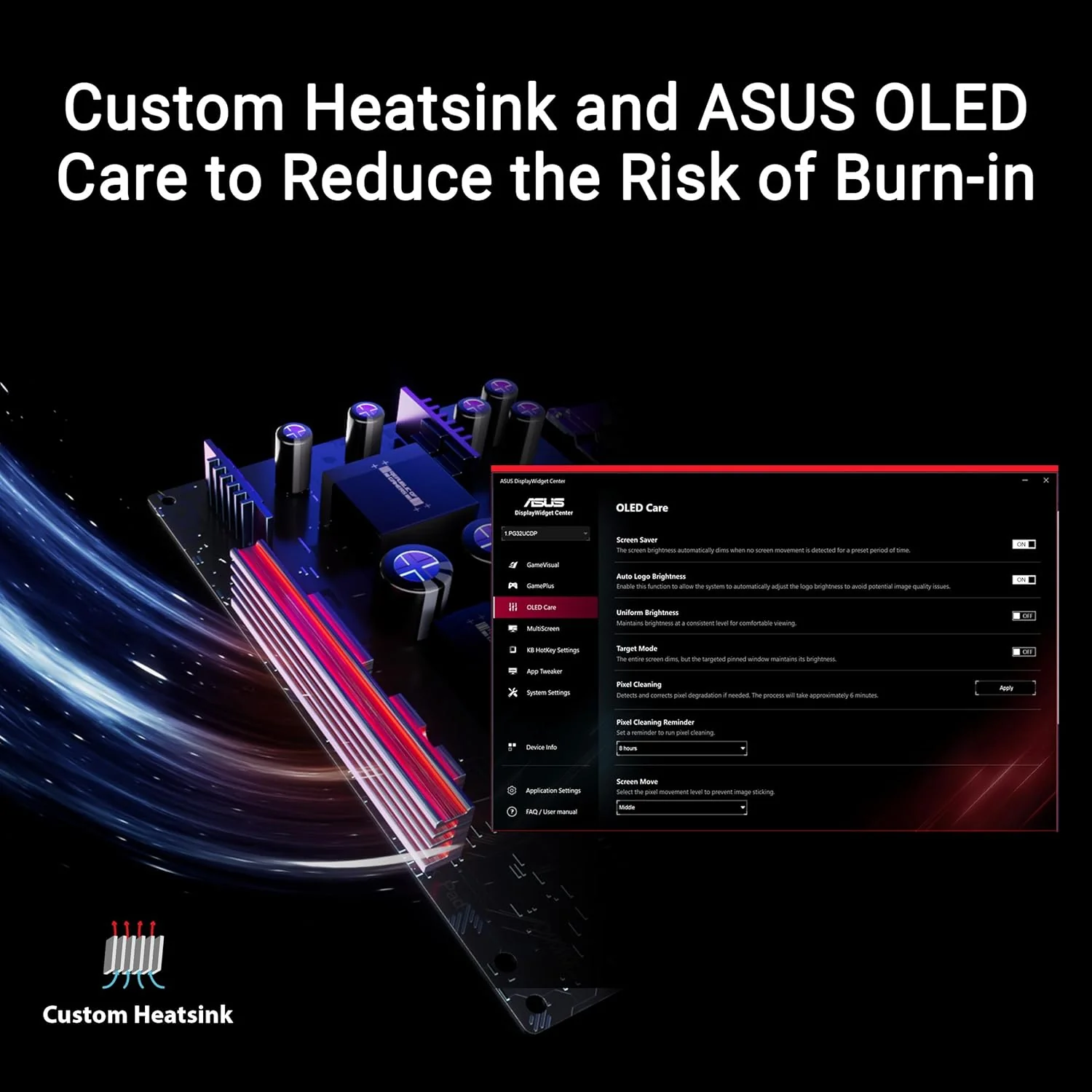 ASUS ROG Swift 32” 4K OLED Gaming Monitor - 240Hz, PG32UCDP - Image 8
