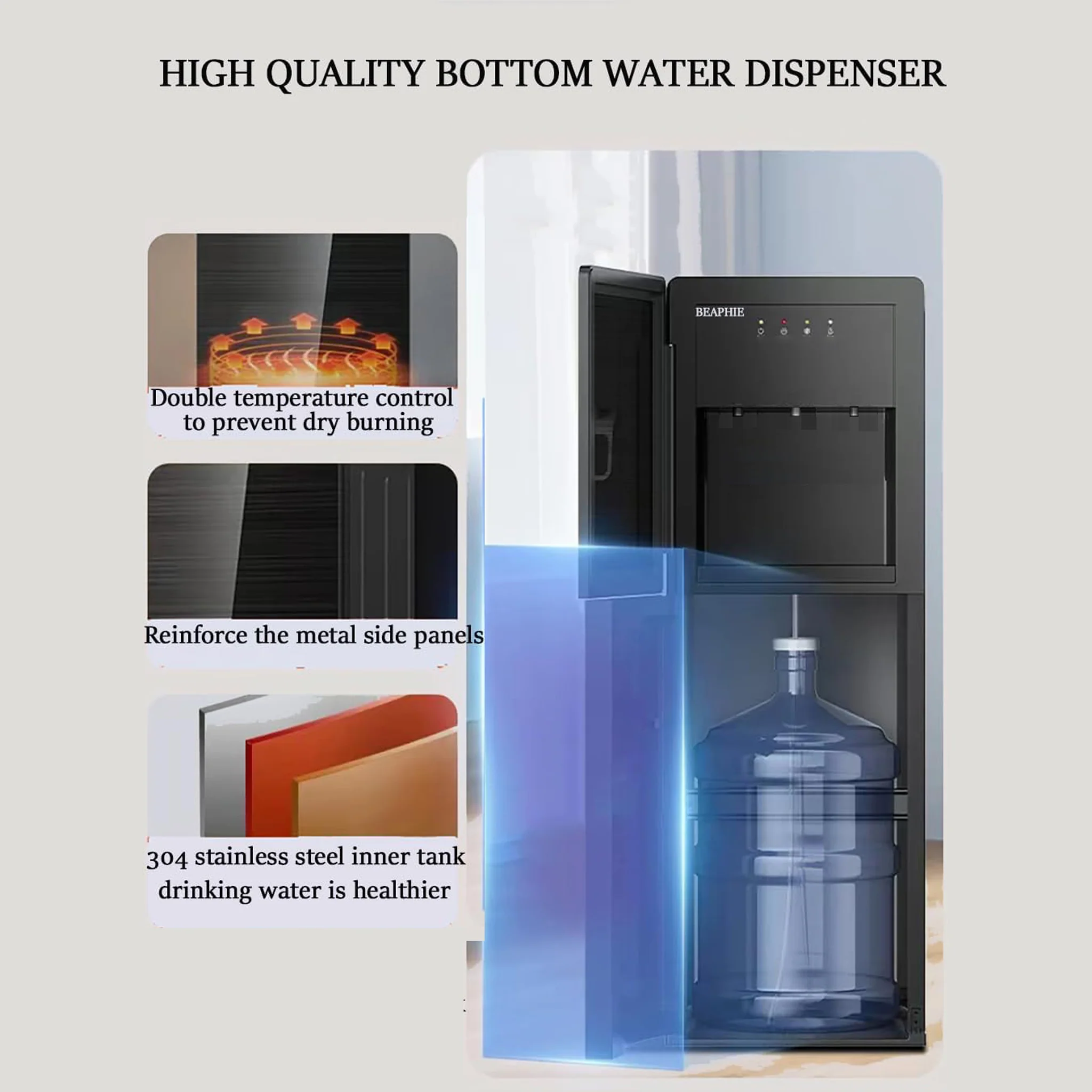 Beaphie Bottom Loading Water Dispenser - Image 6