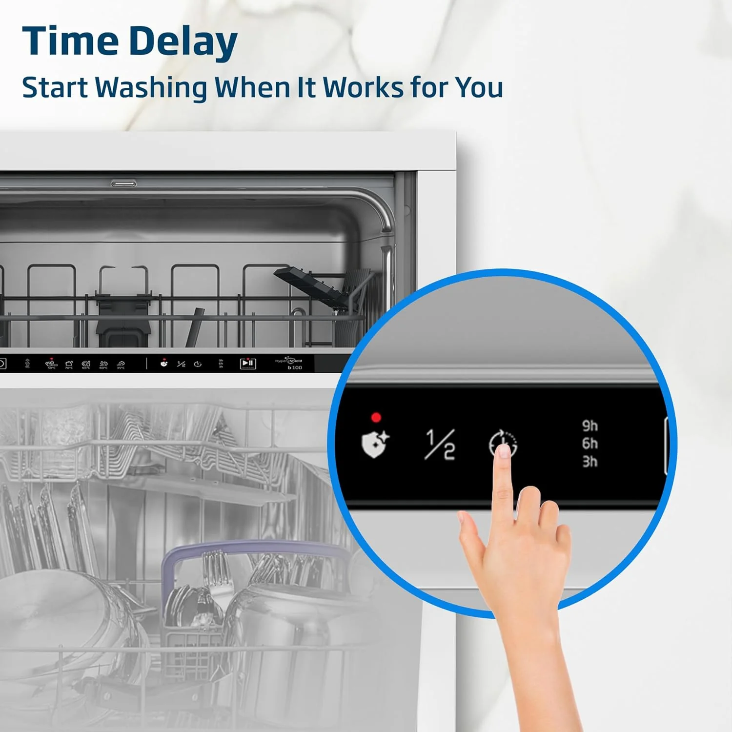 Beko 13 Place Built-in Dishwasher, DVN04X20S - Image 8
