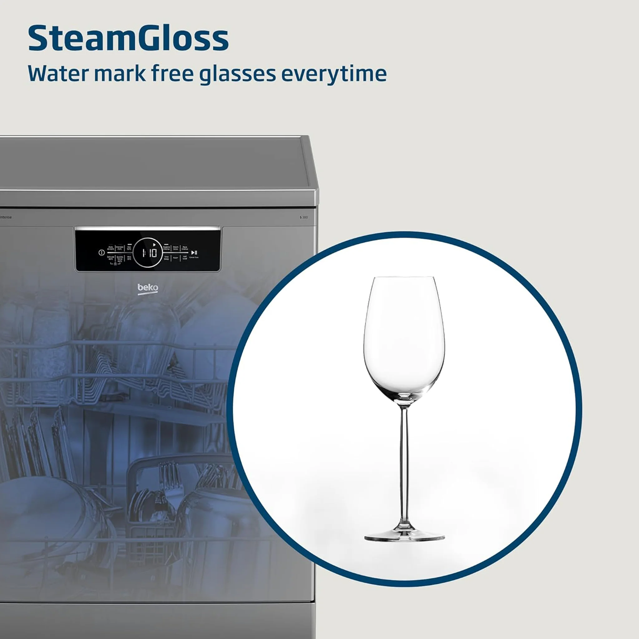 Beko 14 Place Free Standing Dishwasher, BDFN36422SQ - Image 7