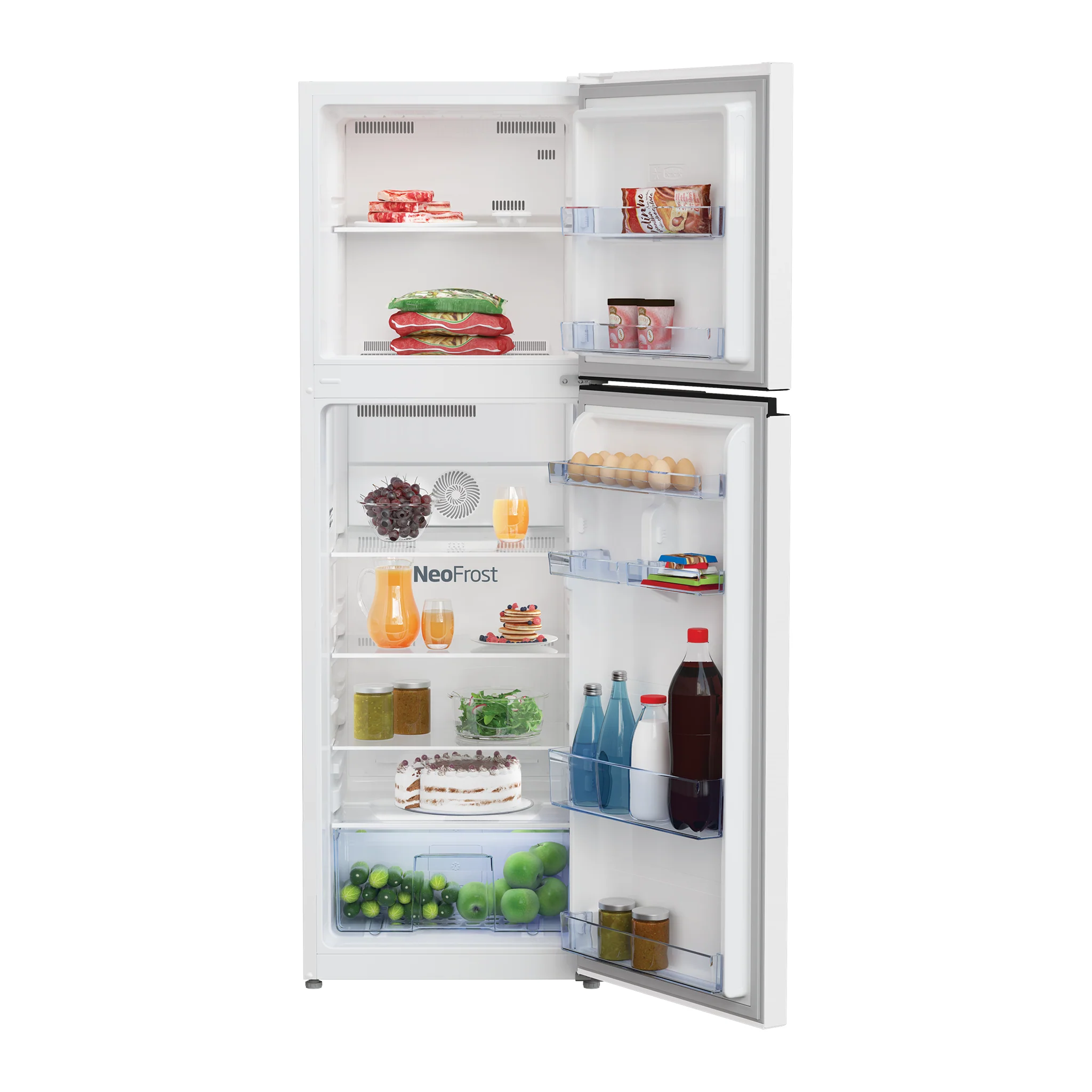 Beko 271L Double Door Refrigerator, RDNT271I30WN - Image 4