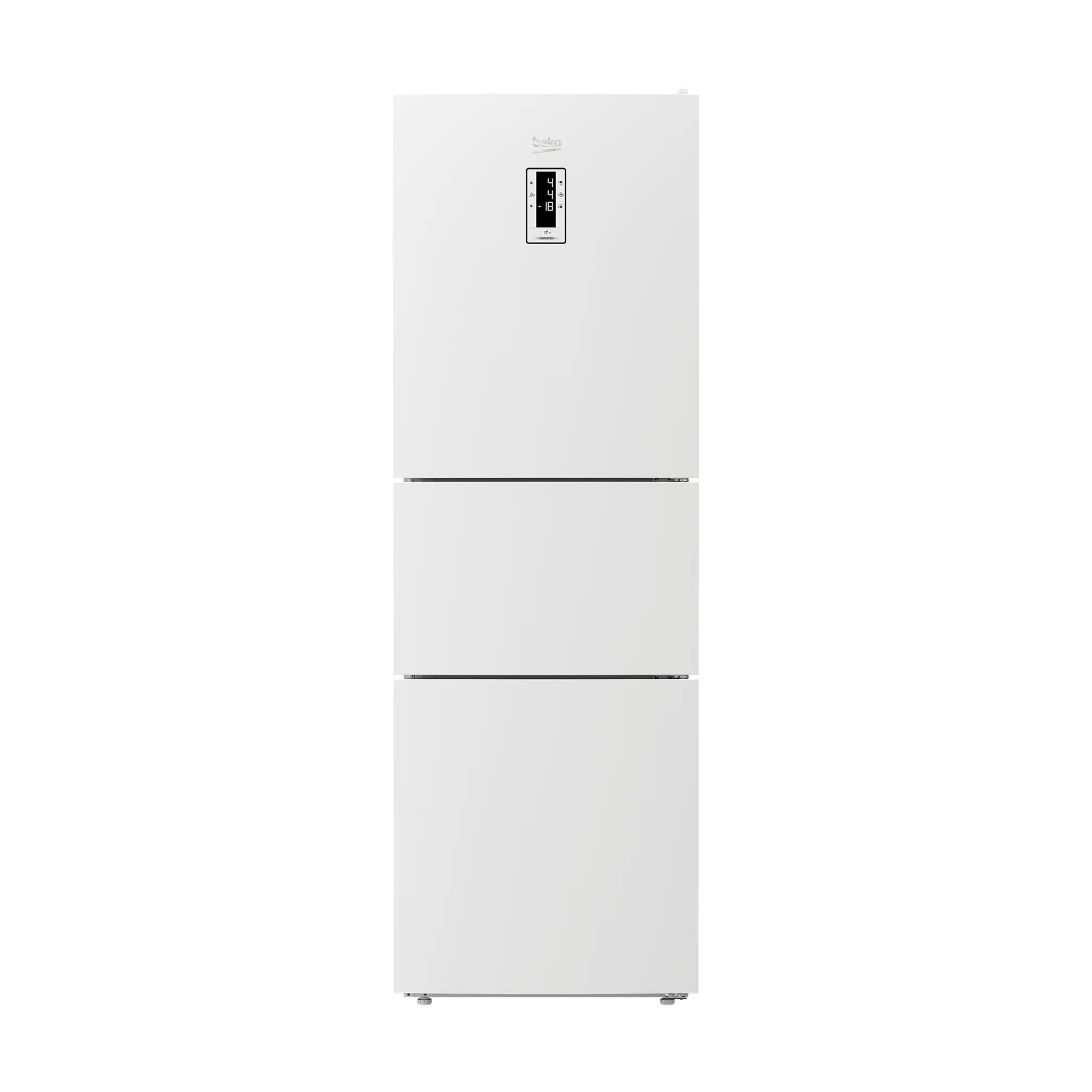 Beko 340L 3 Door Refrigerator, RTNT340E20VZQW