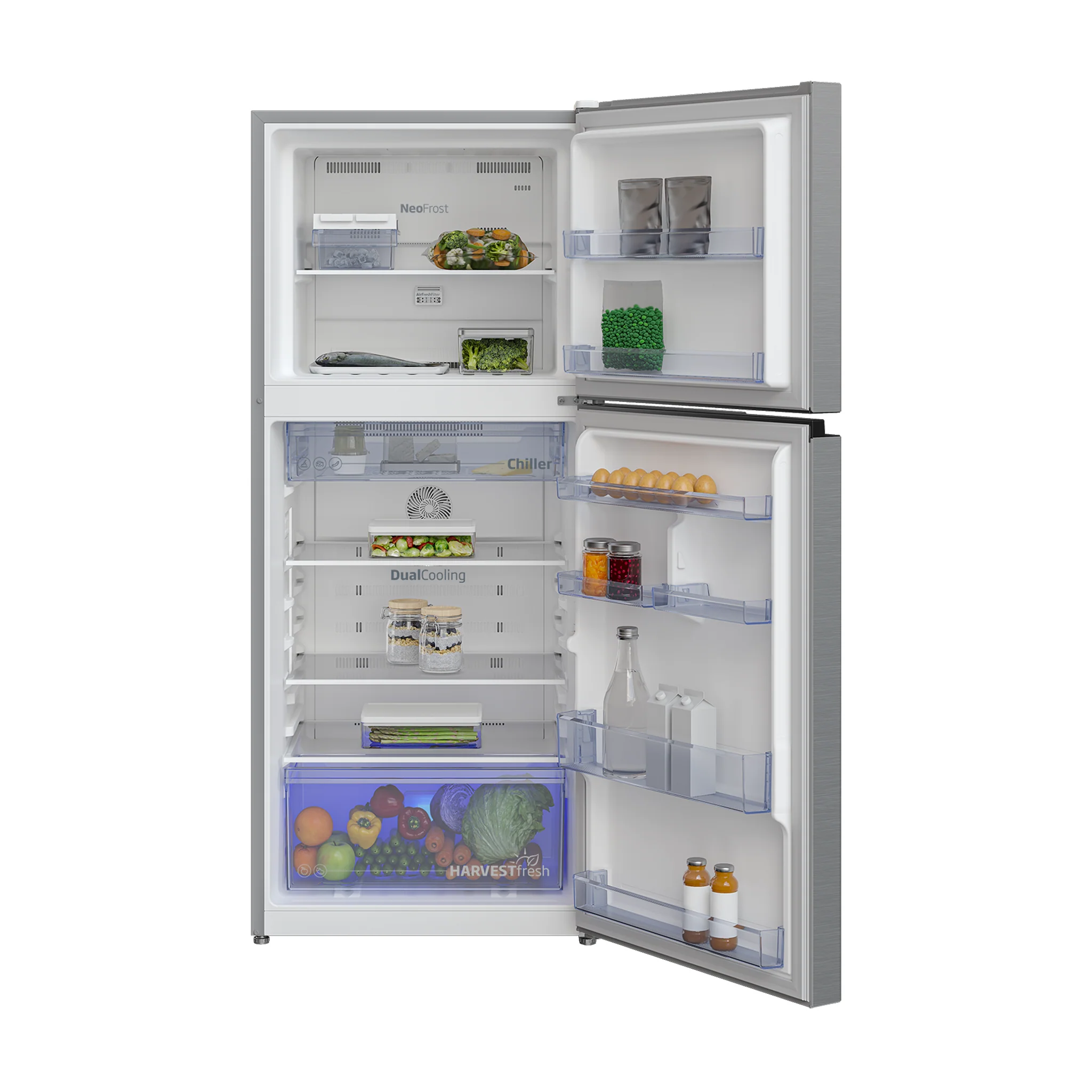 Beko 371L Double Door Refrigerator, RDNT371I50S KE - Image 4