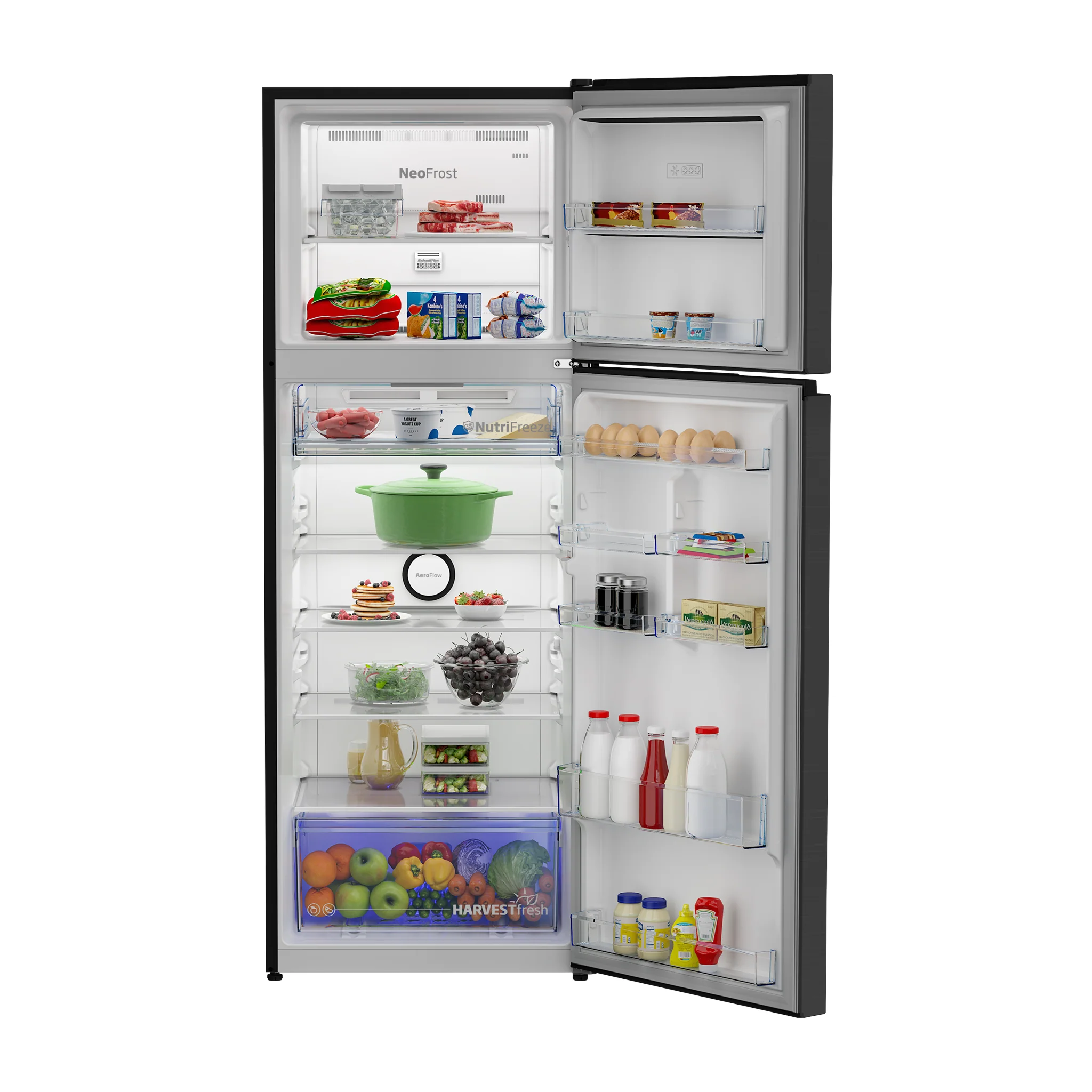 Beko 373L Double Door Refrigerator, B3RDNT445I10 - Image 5