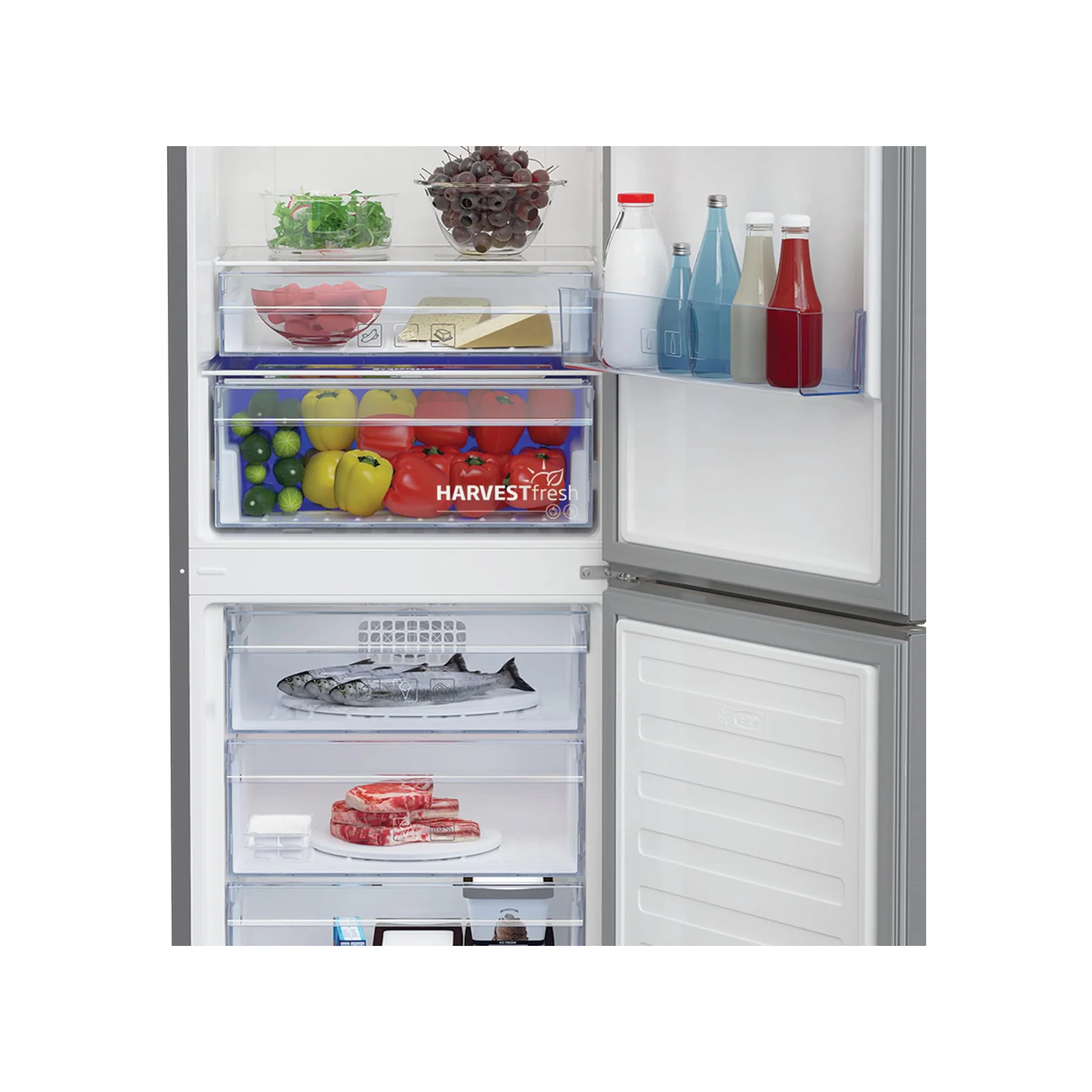 Beko 375L Double Door Refrigerator, RCNT375E40ZXBN - Image 8