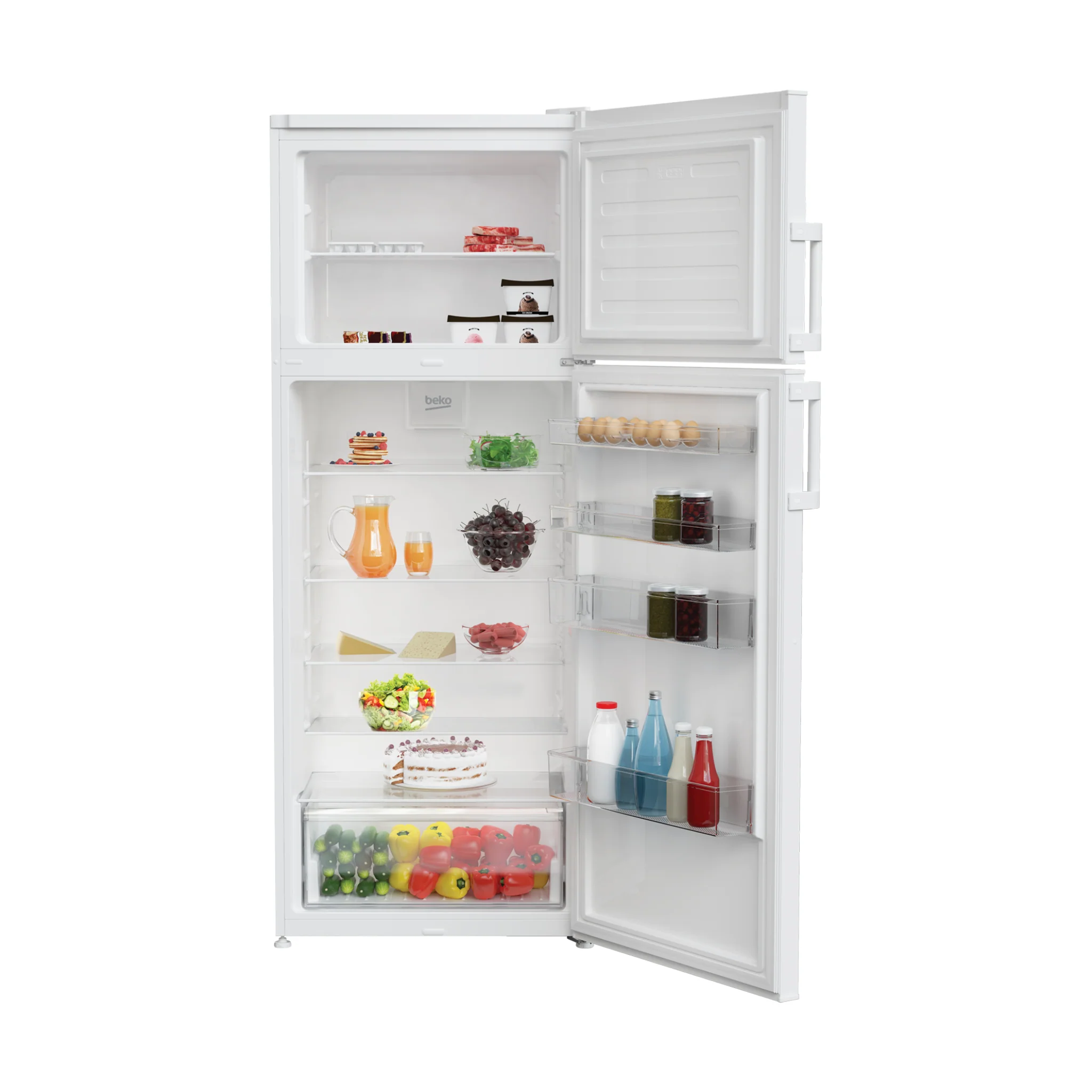 Beko 437L Double Door Refrigerator, RDP 7501 W - Image 3