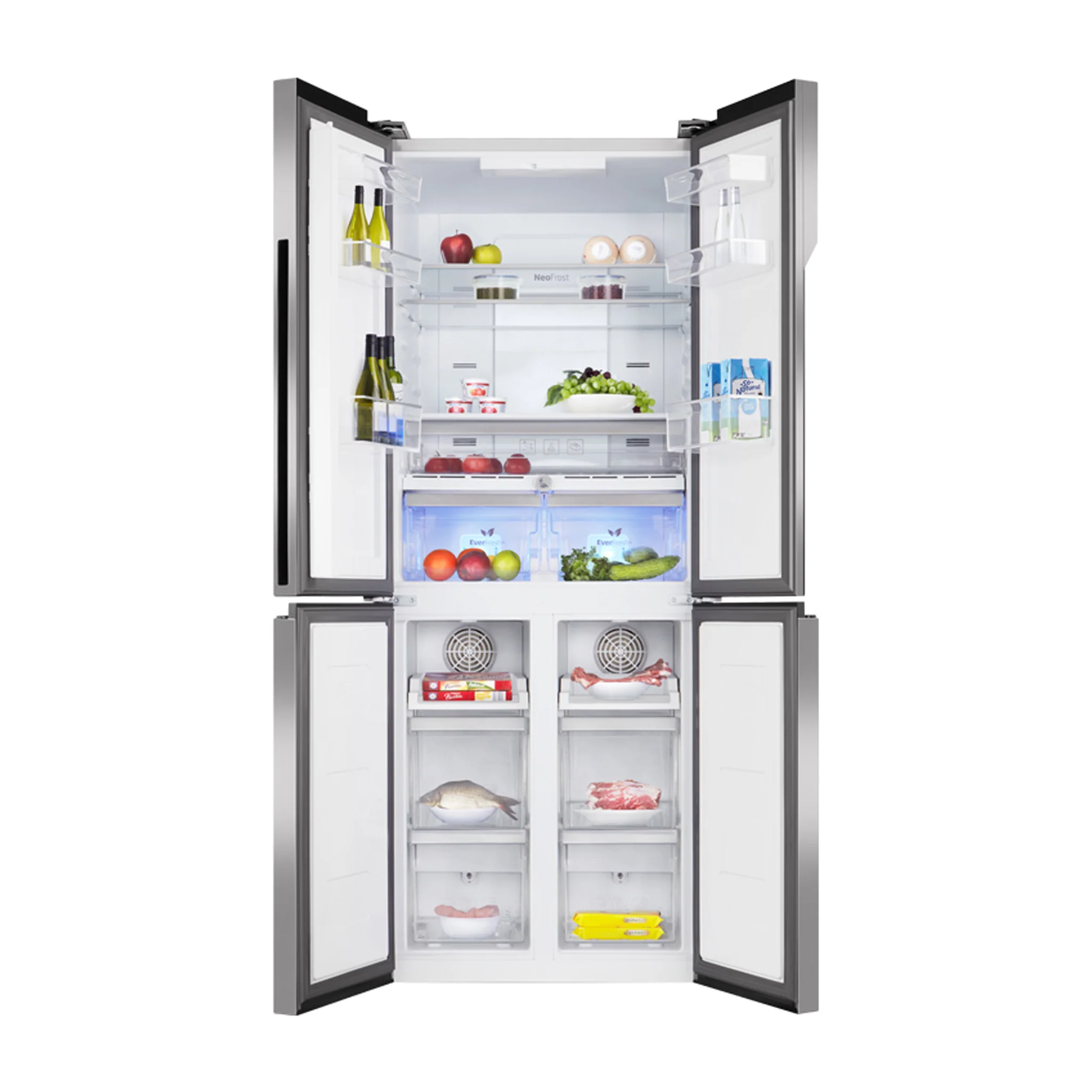 Beko 468L T Door Refrigerator, GNES1484Z1S - Image 3