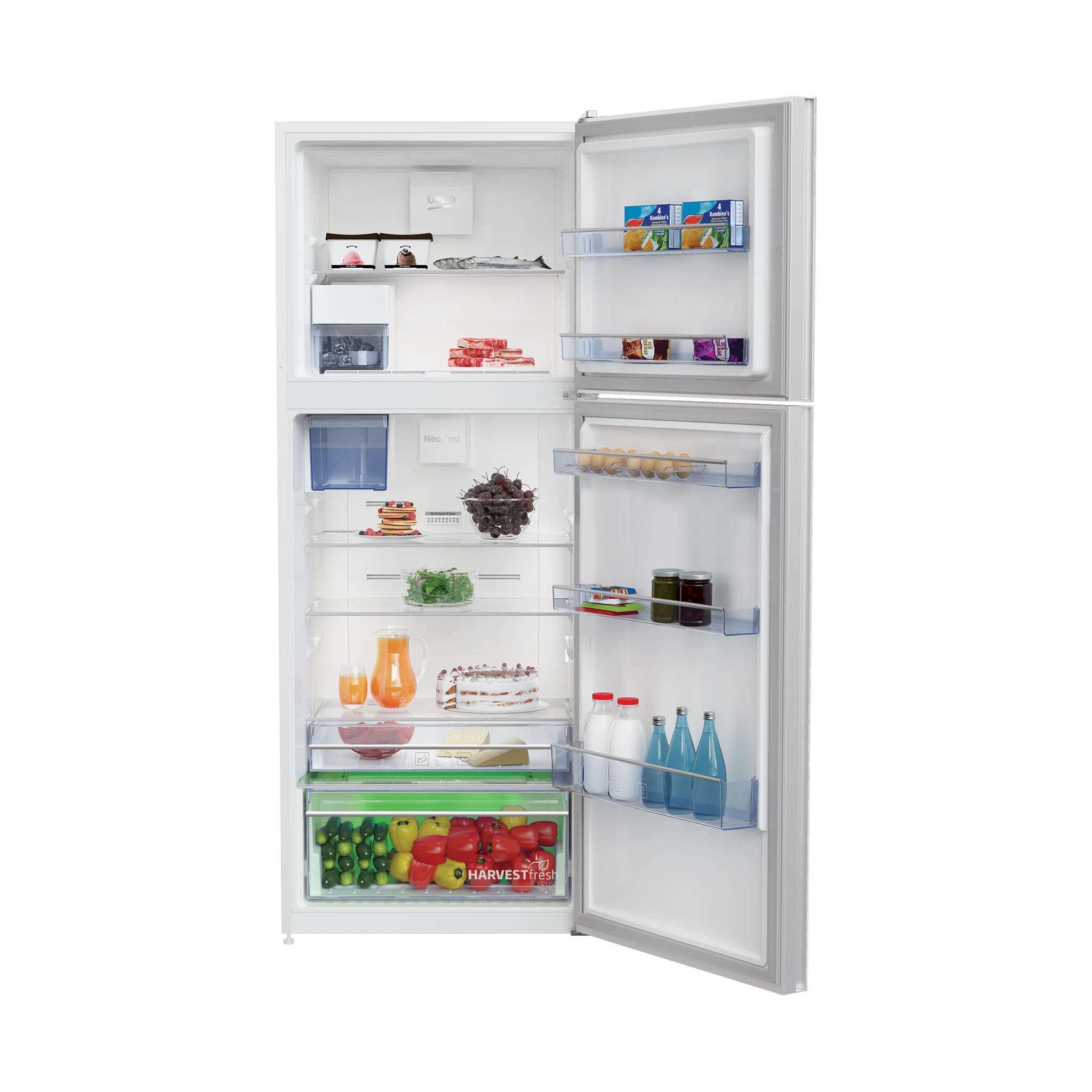 Beko 470L Double Door Refrigerator, RDNT470E10V - Image 4