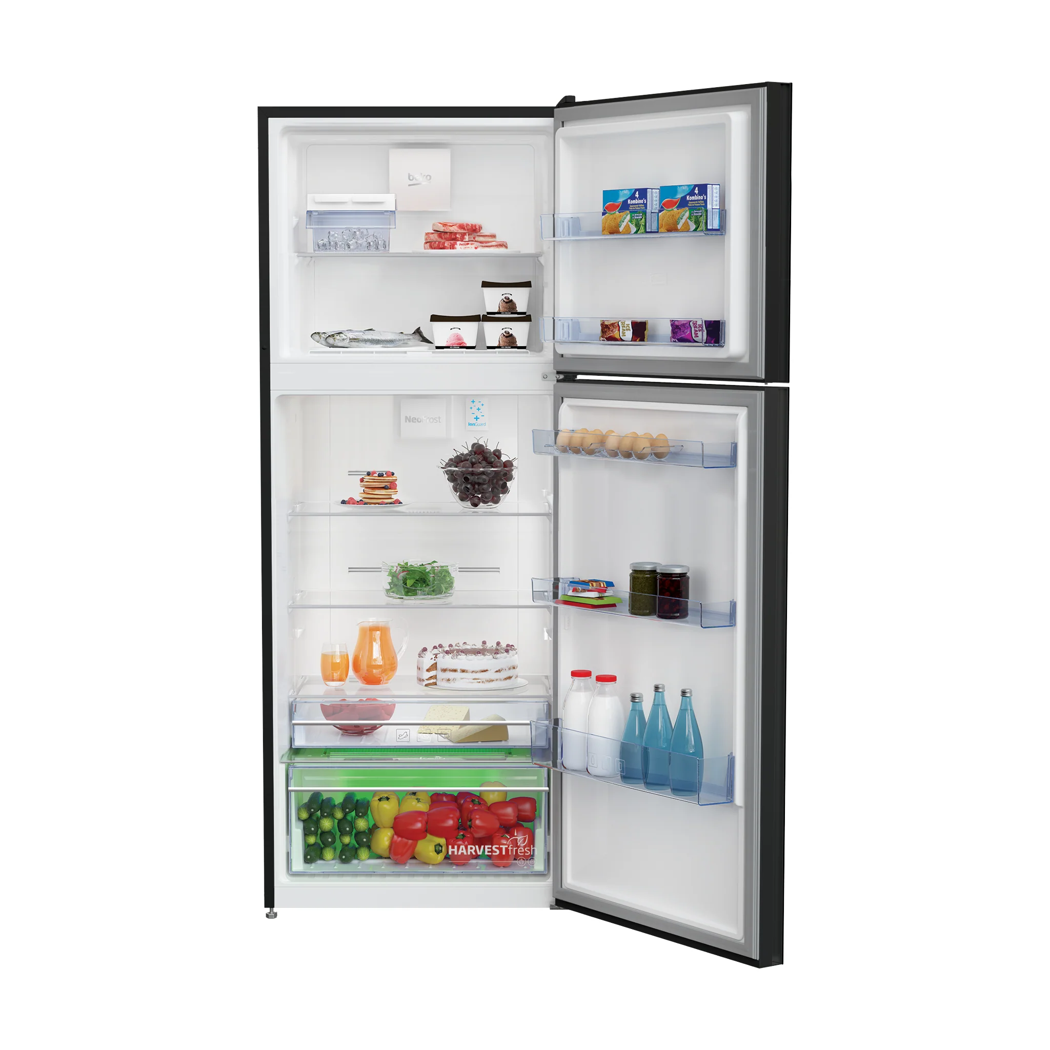 Beko 470L Double Door Refrigerator, RDNT470E50VZGB - Image 4