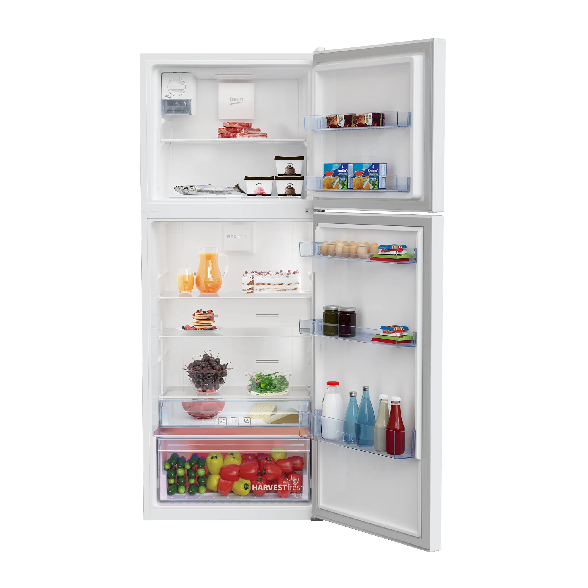 Beko 470L Double Door Refrigerator, RDNT520I20W - Image 5