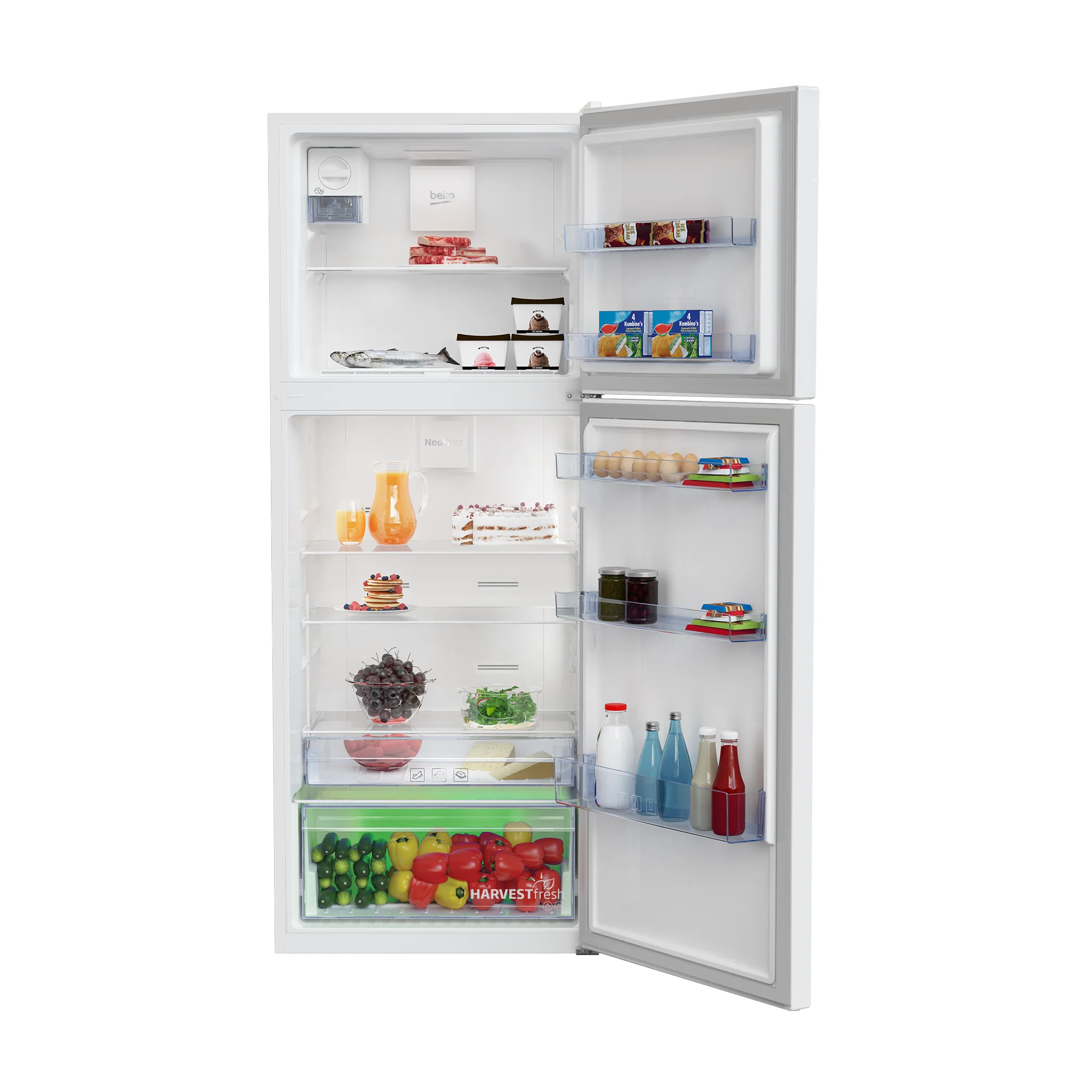 Beko 470L Double Door Refrigerator, RDNT520I20W - Image 6