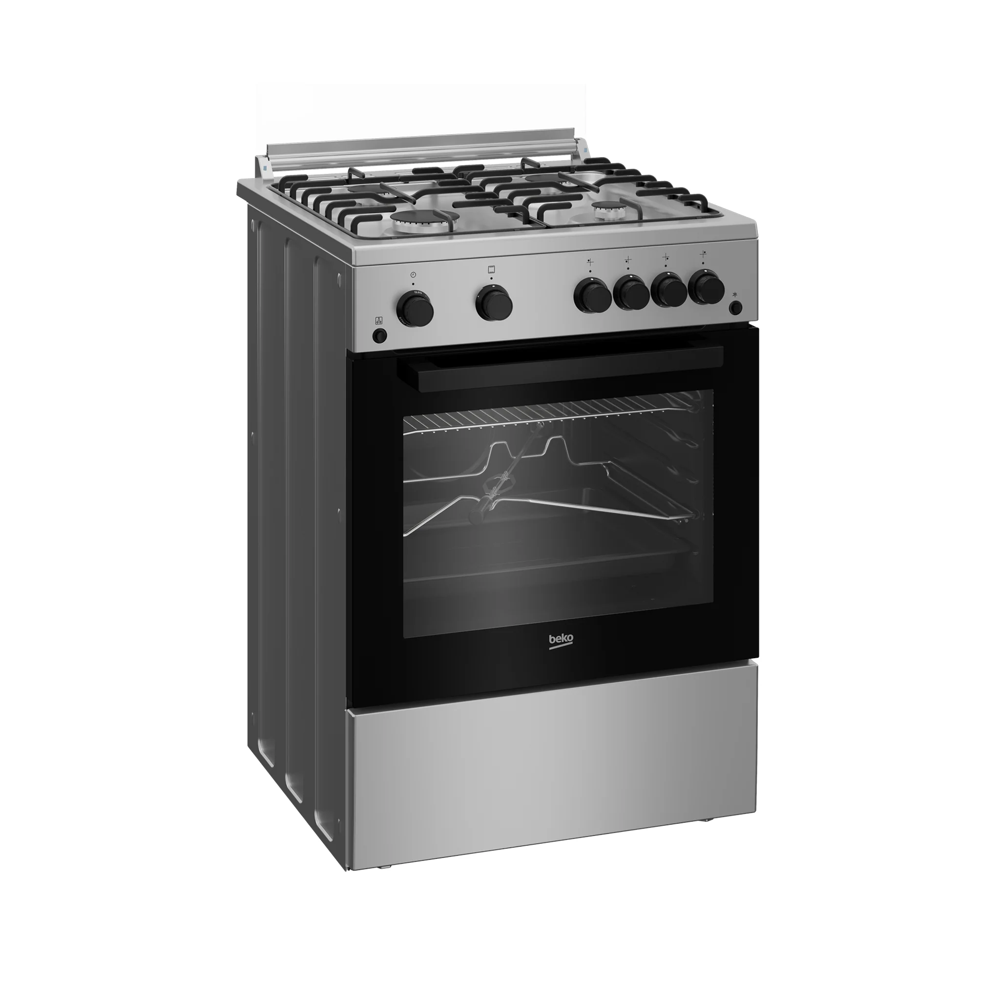 Beko 60X60 Cm 4 Burner Cooking Range, FSGT62111DSL - Image 3