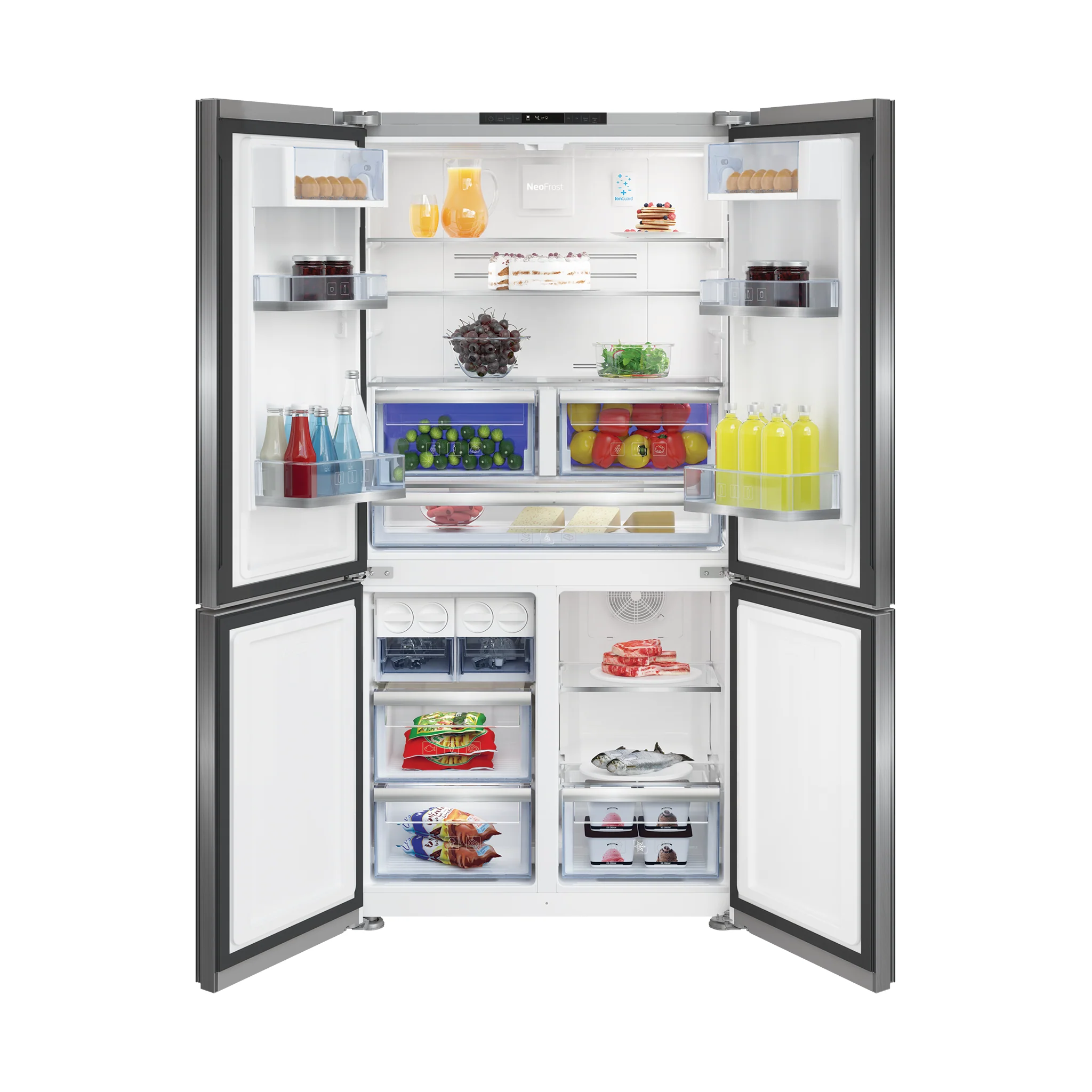 Beko 626L Bottom Freezer Multiple Door Refrigerator, G91626N - Image 4