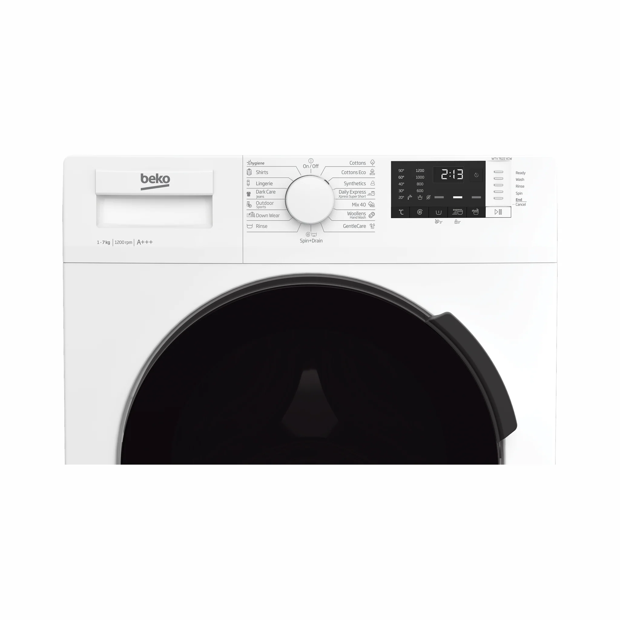 Beko 7KG Fully Automatic Washing Machine, WTV 7622 XCW - Image 4