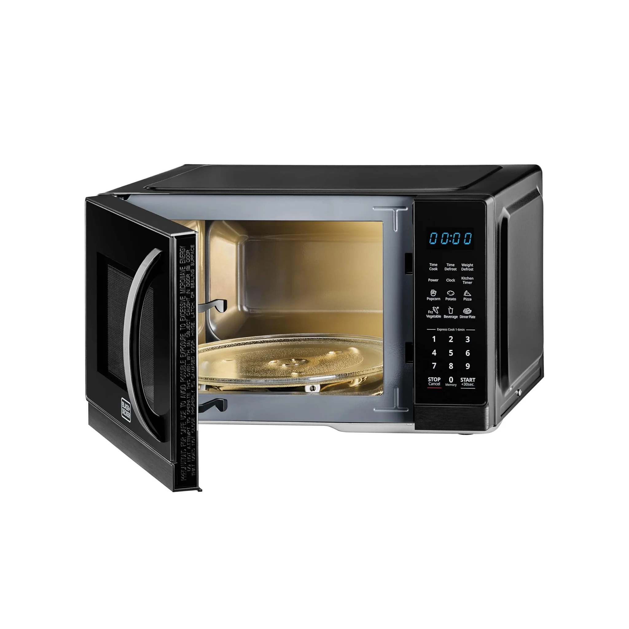 Black + Decker 25L Microwave Oven, MZ2500P - Image 3
