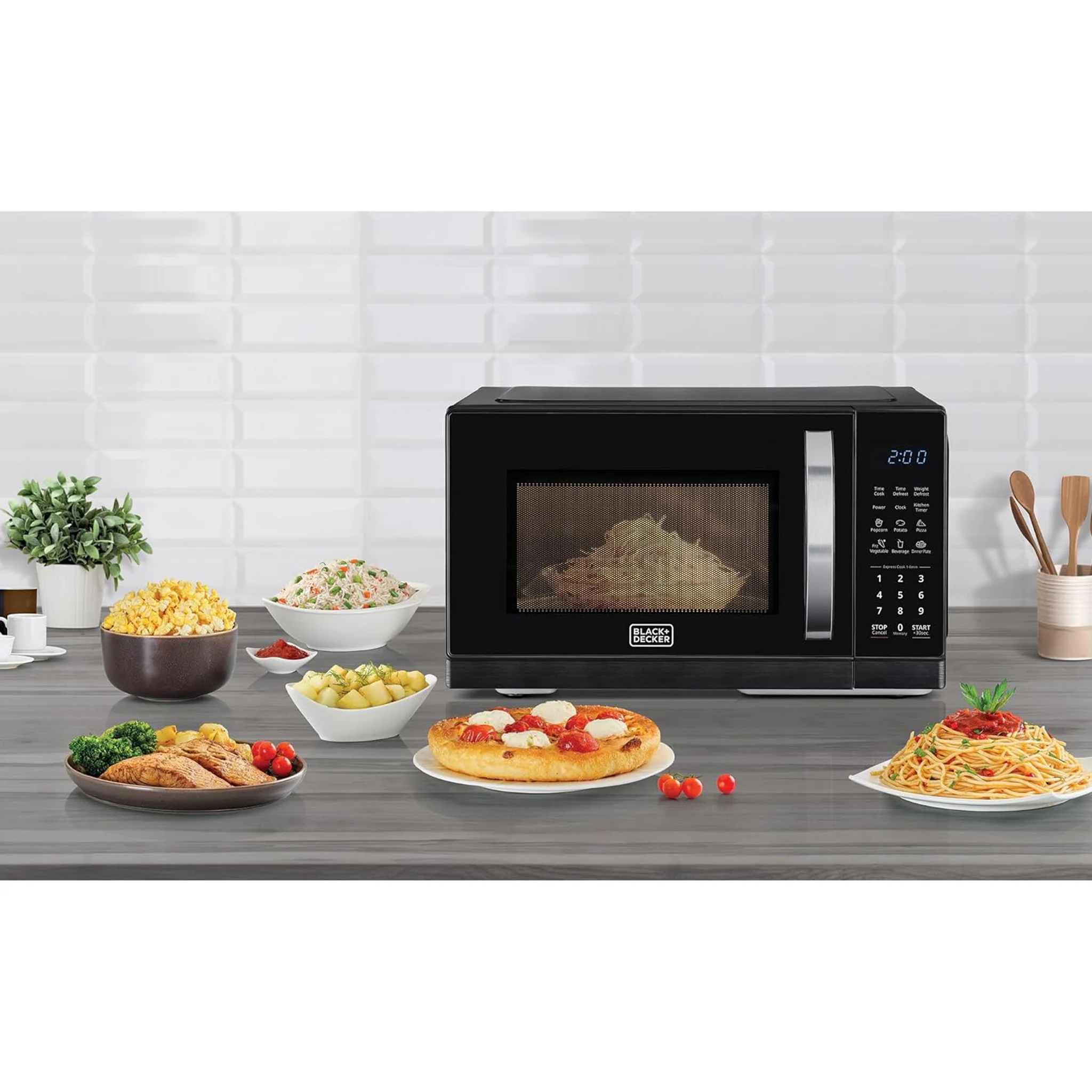 Black + Decker 25L Microwave Oven, MZ2500P - Image 4
