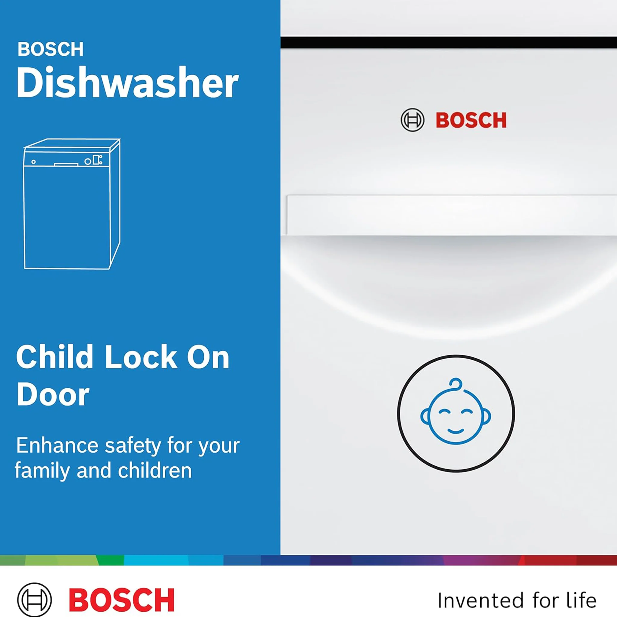 Bosch Series 4 12 Place Free Standing Dishwasher, SS50E92GC - Image 7