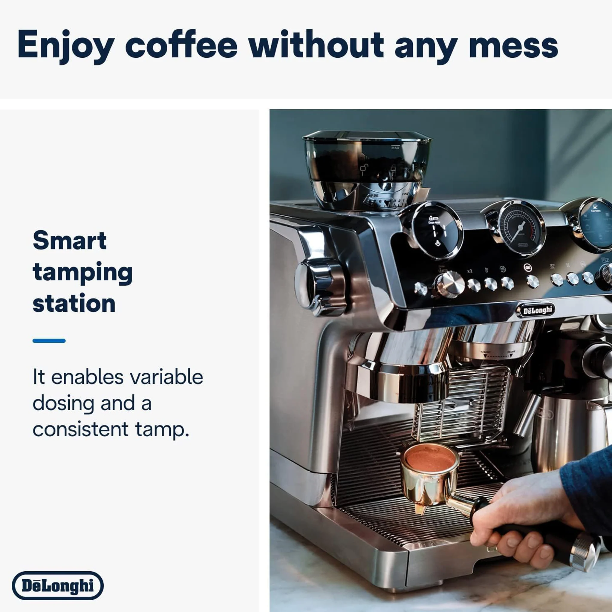 De'Longhi La Specialista Maestro Ultimate Cold Brew Manual Coffee Machine, EC9865.M - Image 8