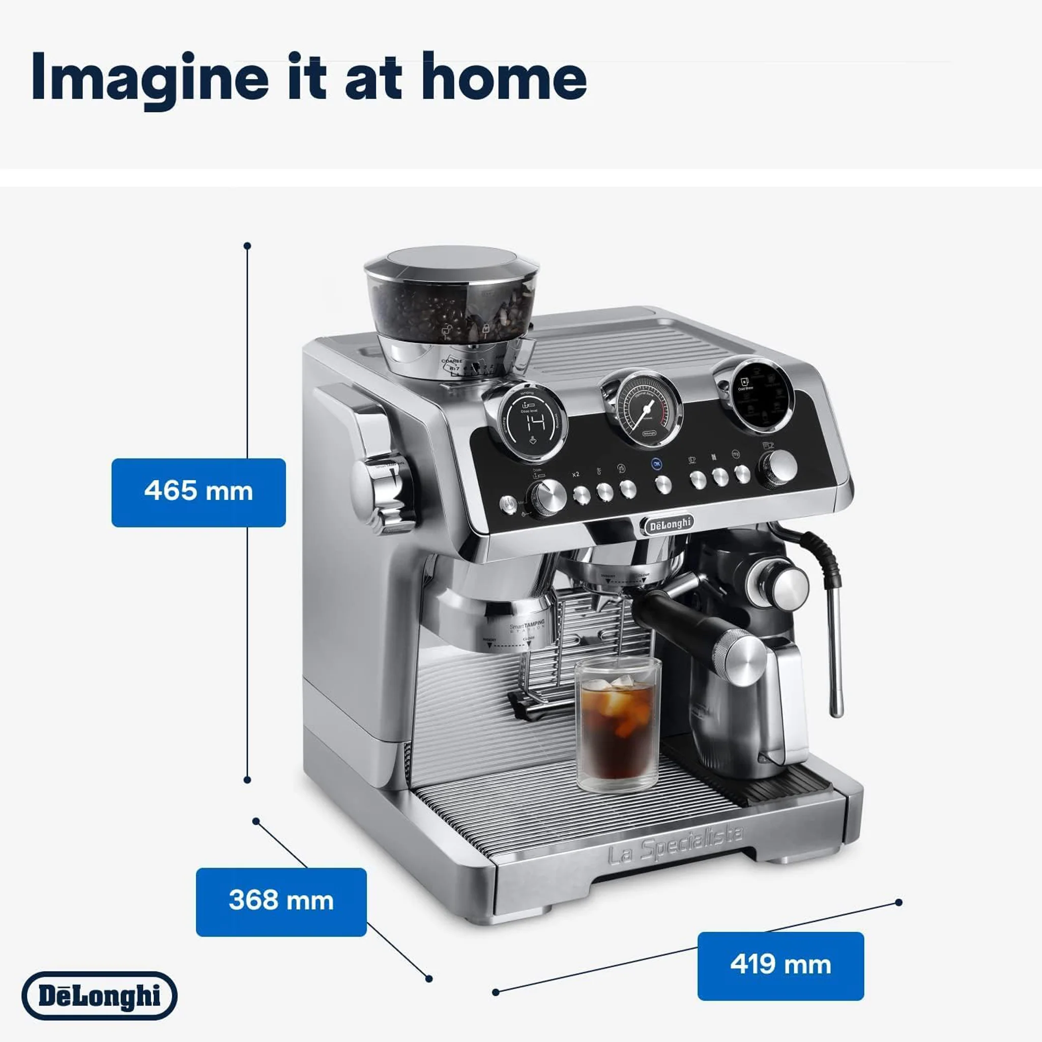 De'Longhi La Specialista Maestro Ultimate Cold Brew Manual Coffee Machine, EC9865.M - Image 9