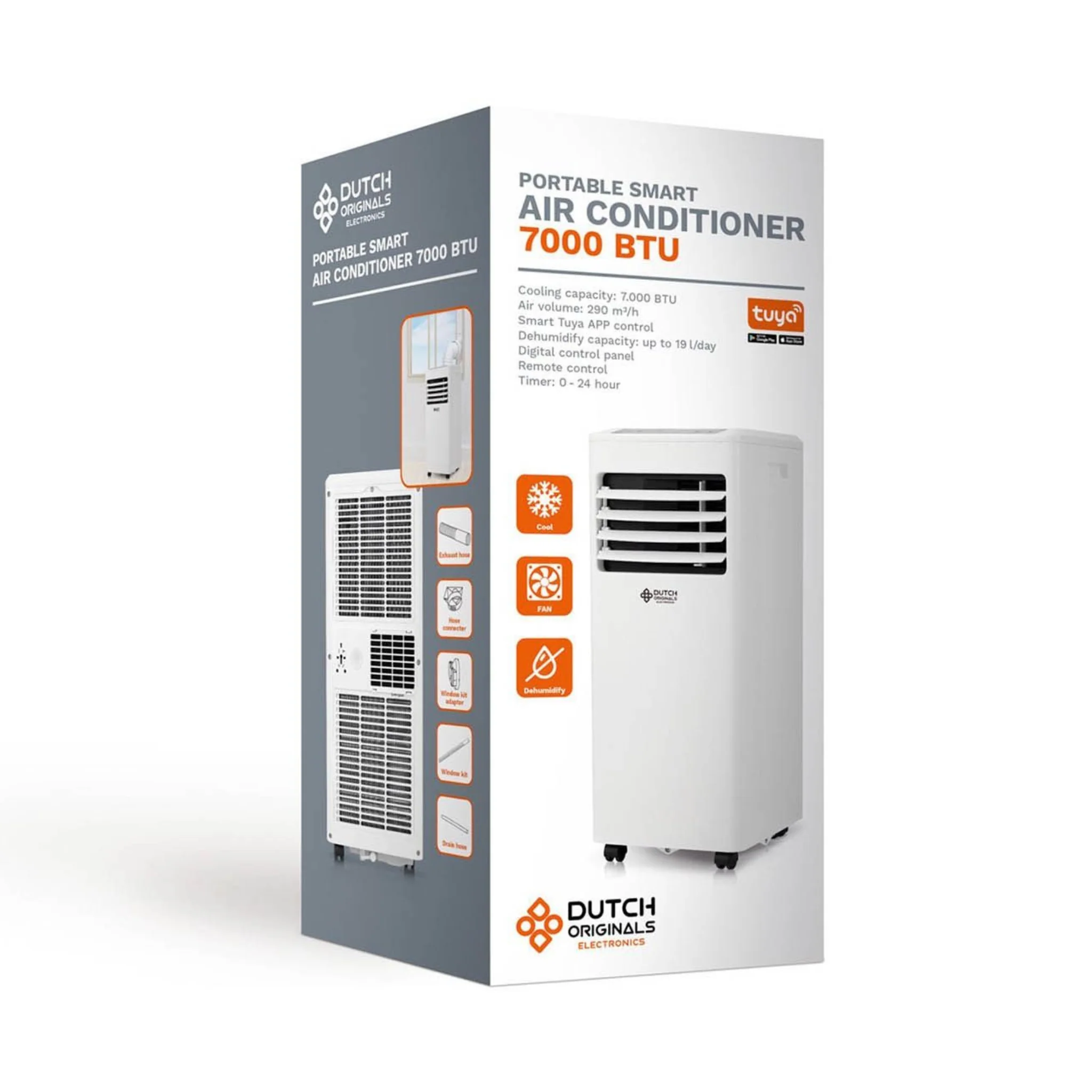 Dutch Originals 7000 BTU Portable Air Conditioner - Image 6