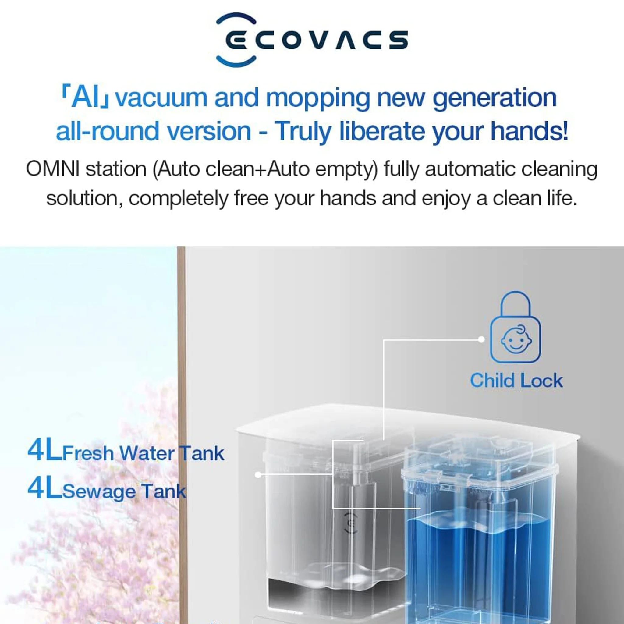 ECOVACS T10 OMNI Robot Vacuum Cleaner, T10 OMNI - Image 4