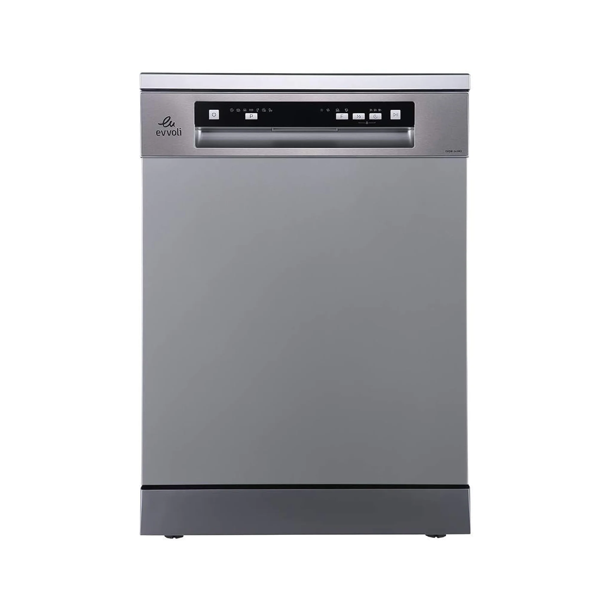 Evvoli 7 programs 14 Place Setting Freestanding Dishwasher, EVDW-143MS
