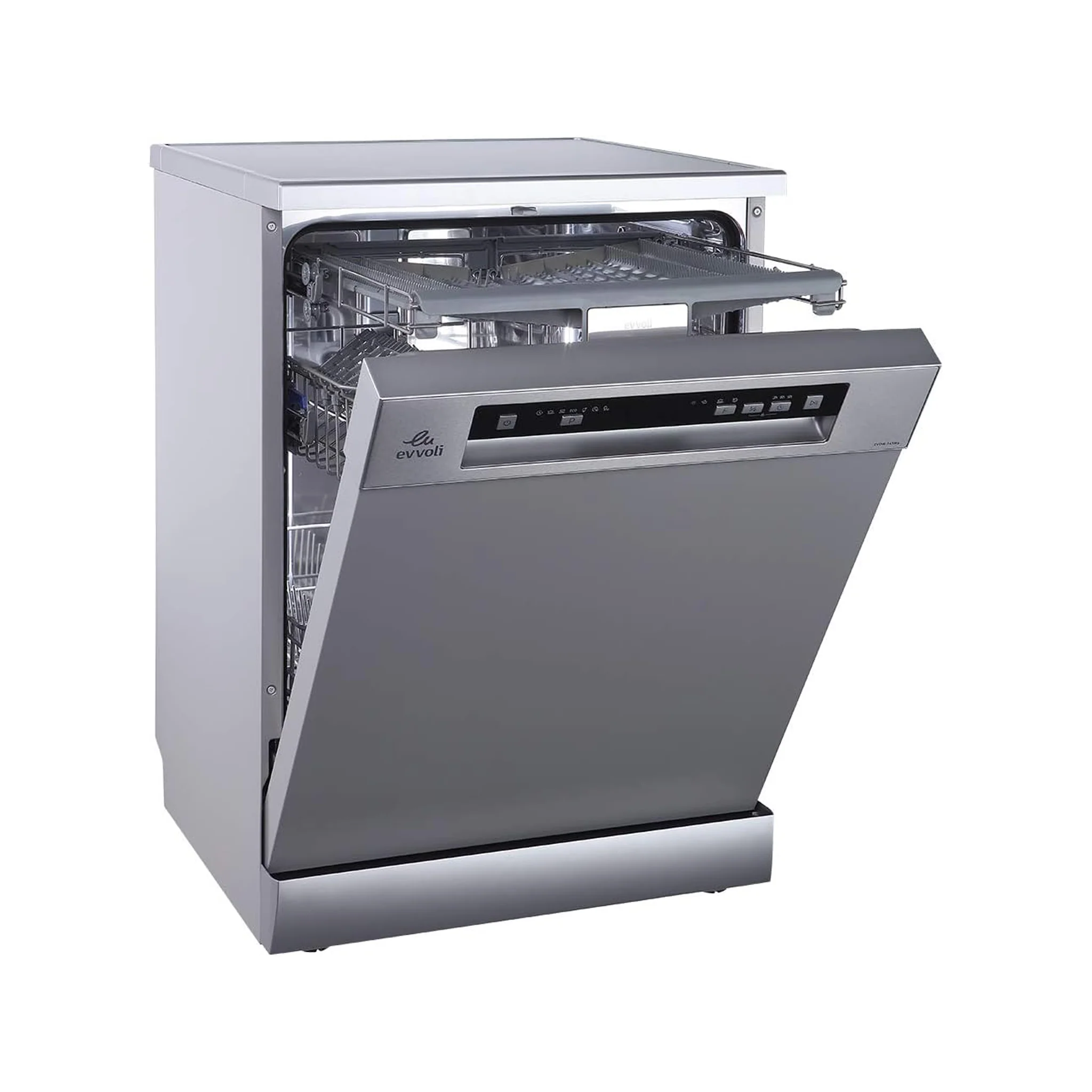 Evvoli 7 programs 14 Place Setting Freestanding Dishwasher, EVDW-143MS - Image 2