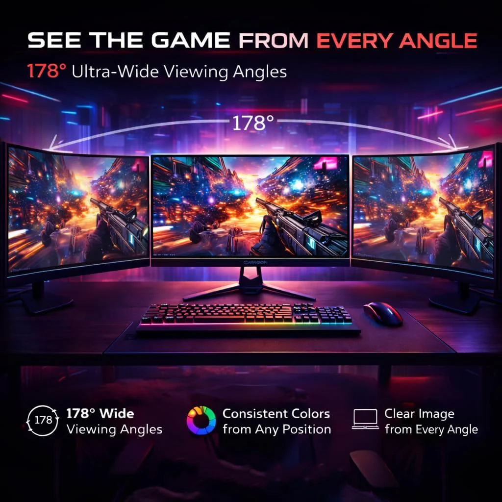 Gameon 27 inch Fast IPS QHD Gaming Monitor - 120Hz, GOES27QHD120IPS - Image 6