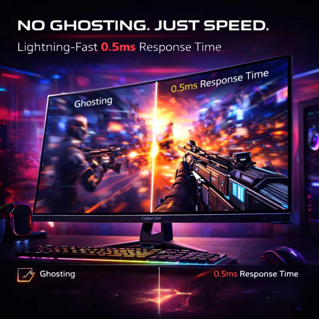 Gameon 27 inch Fast IPS QHD Gaming Monitor - 120Hz, GOES27QHD120IPS - Image 7