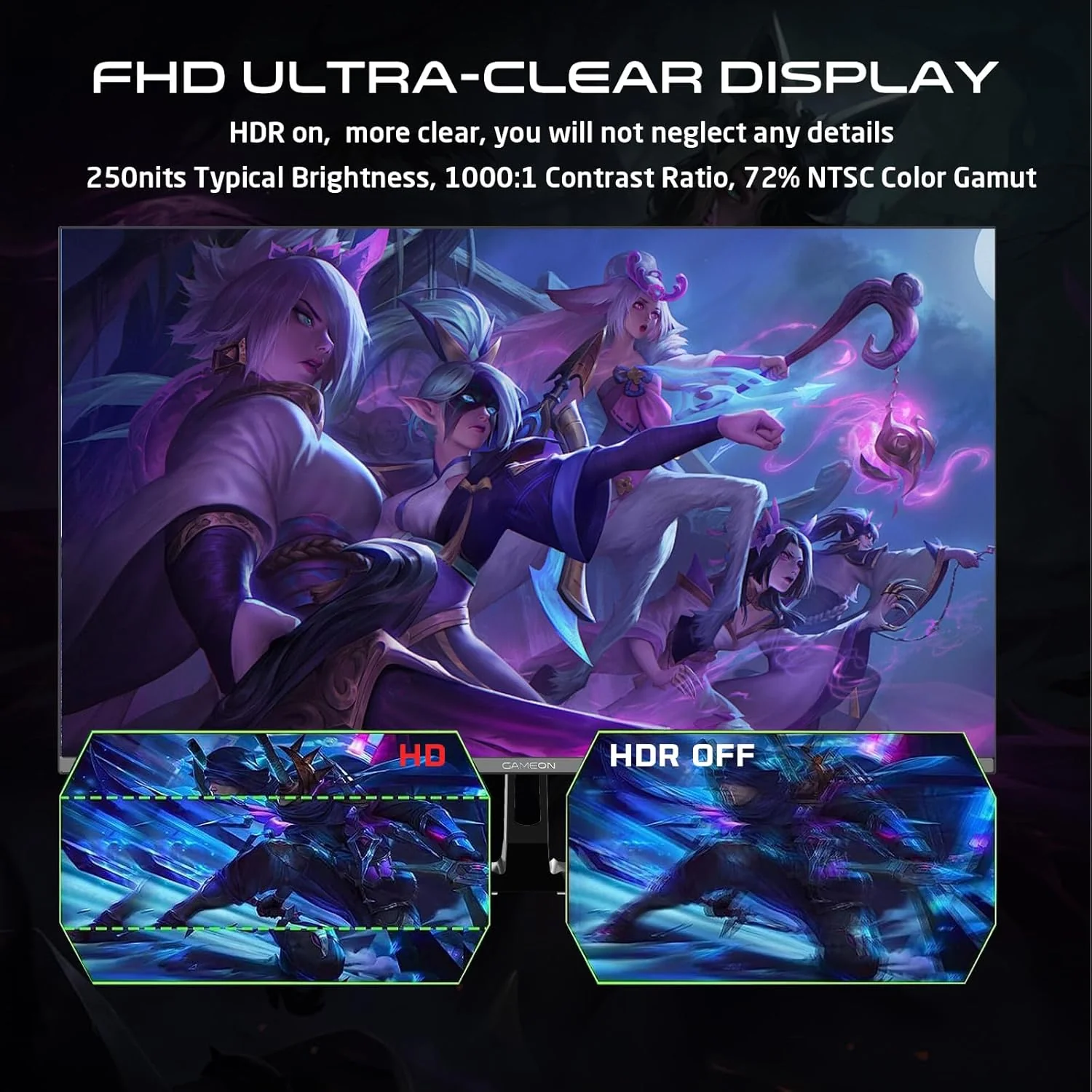 Gameon 27 inch FHD IPS Gaming Monitor - 240Hz, GOESP27240IPS - Image 5