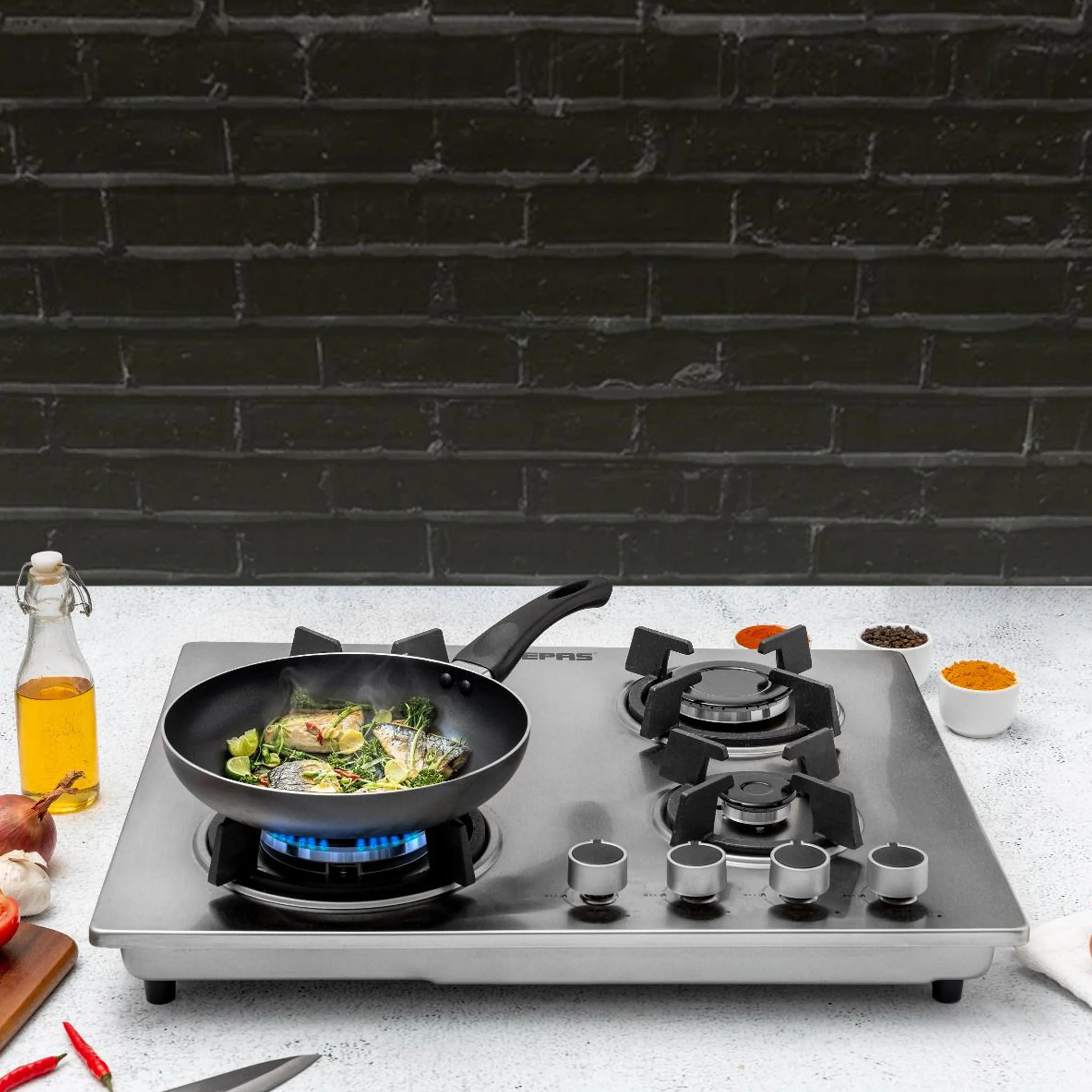 Geepas 2 in 1 Built in Gas Hob, GGC31026 - Image 6